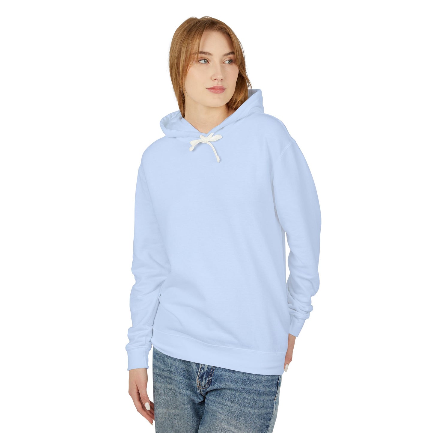 Angel Wings Floral Unisex Lightweight Hooded Sweatshirt