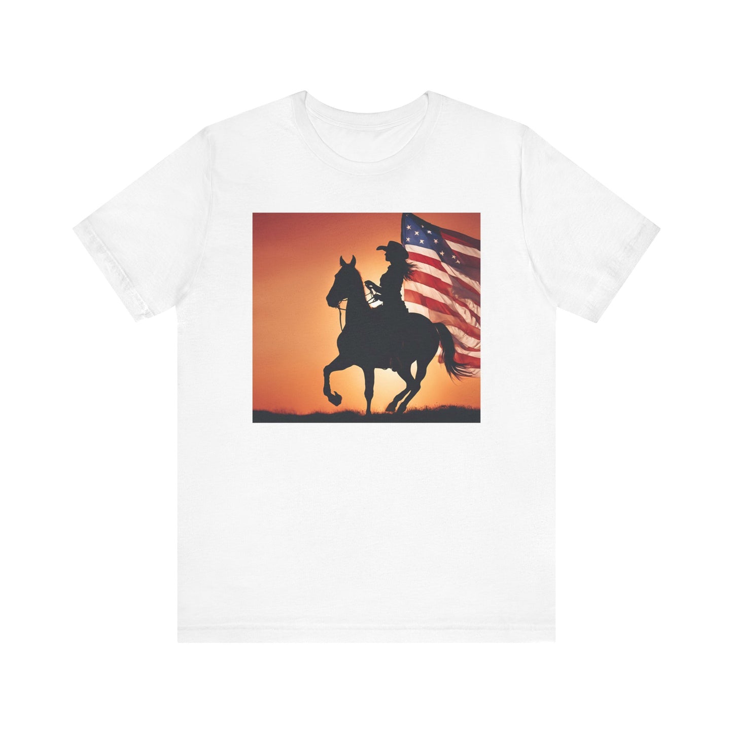 Patriotic Cowgirl Graphic Tee