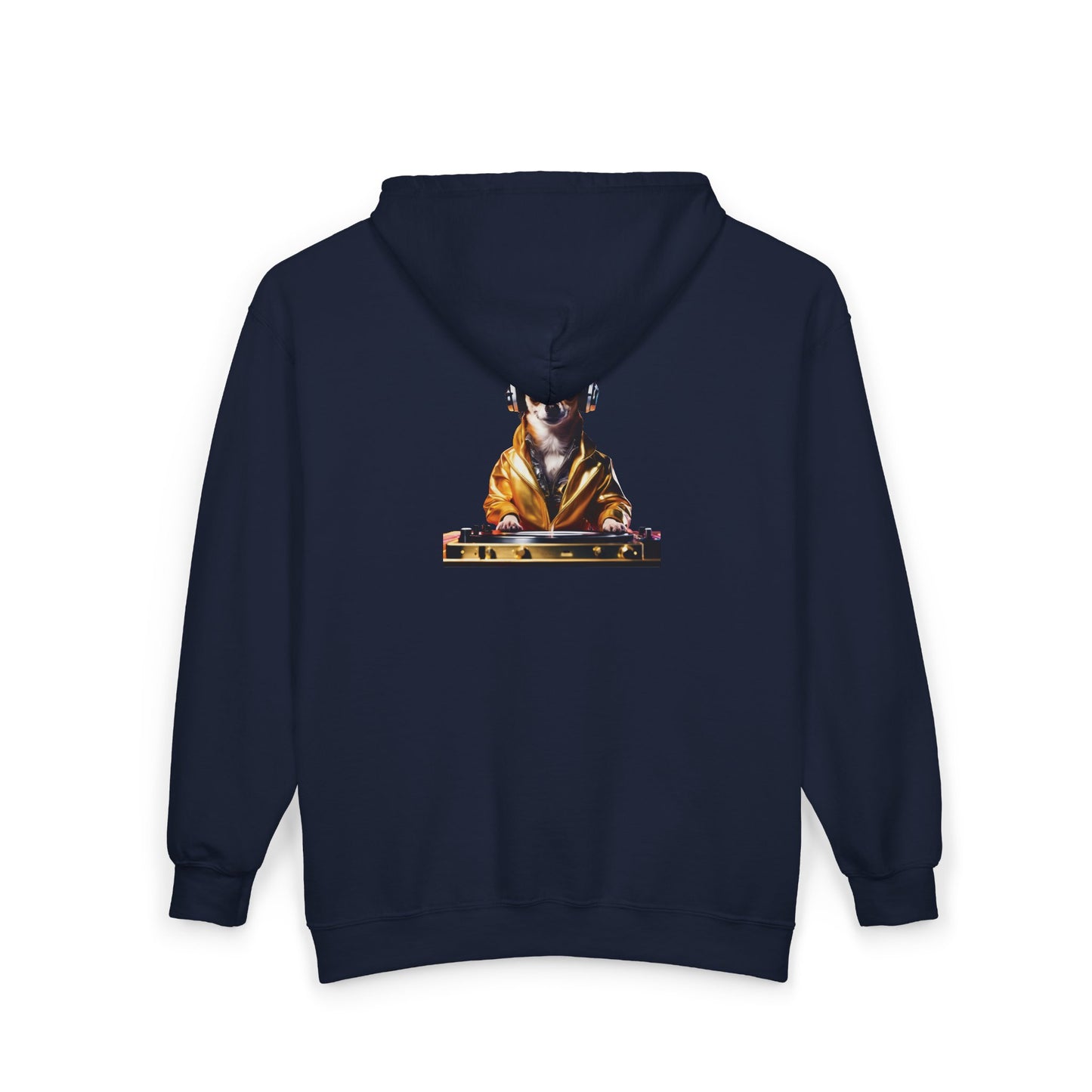 Chihuahua DJ Hoodie – DJ Dawg Streetwear for Music & Dog Lovers