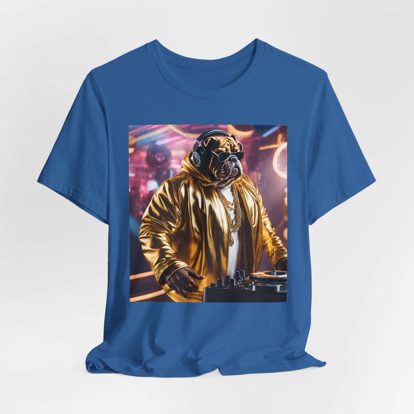 DJ Dawg Golden - Festival Unisex Jersey Tee | Fun Pet Lover Apparel