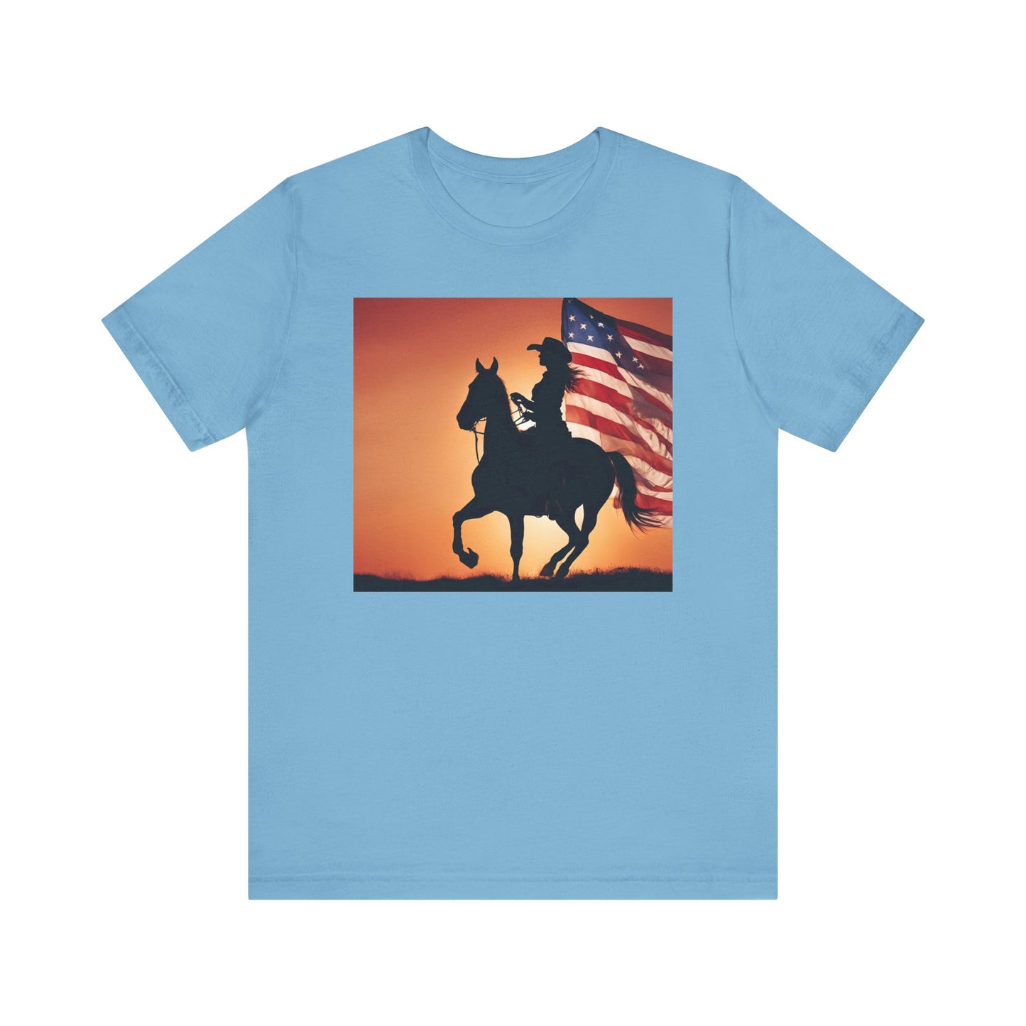 Patriotic Cowgirl Graphic Tee