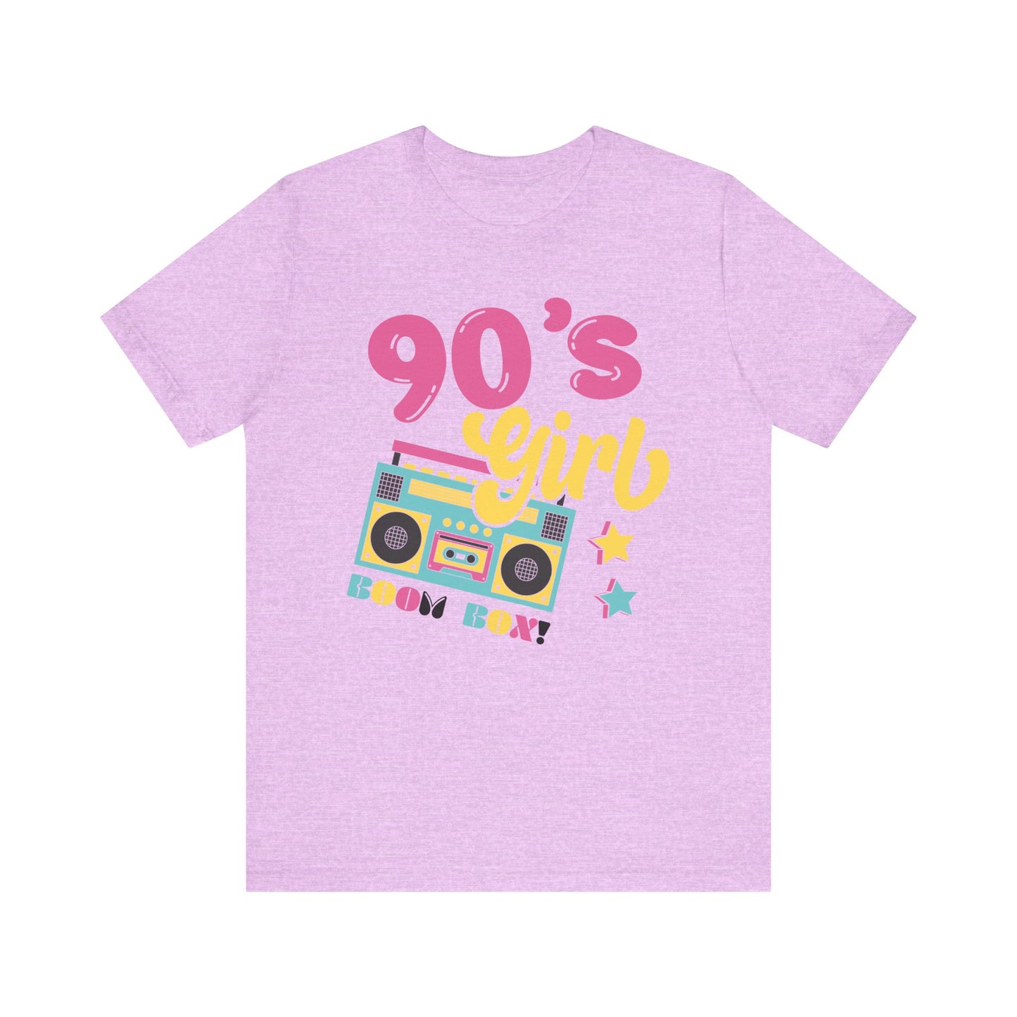 90's Girl Unisex Jersey Tee - Retro Boombox Design