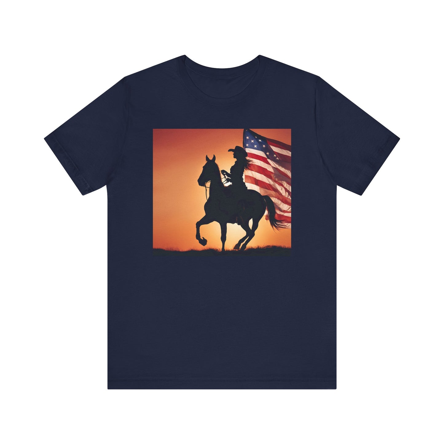 Patriotic Cowgirl Graphic Tee