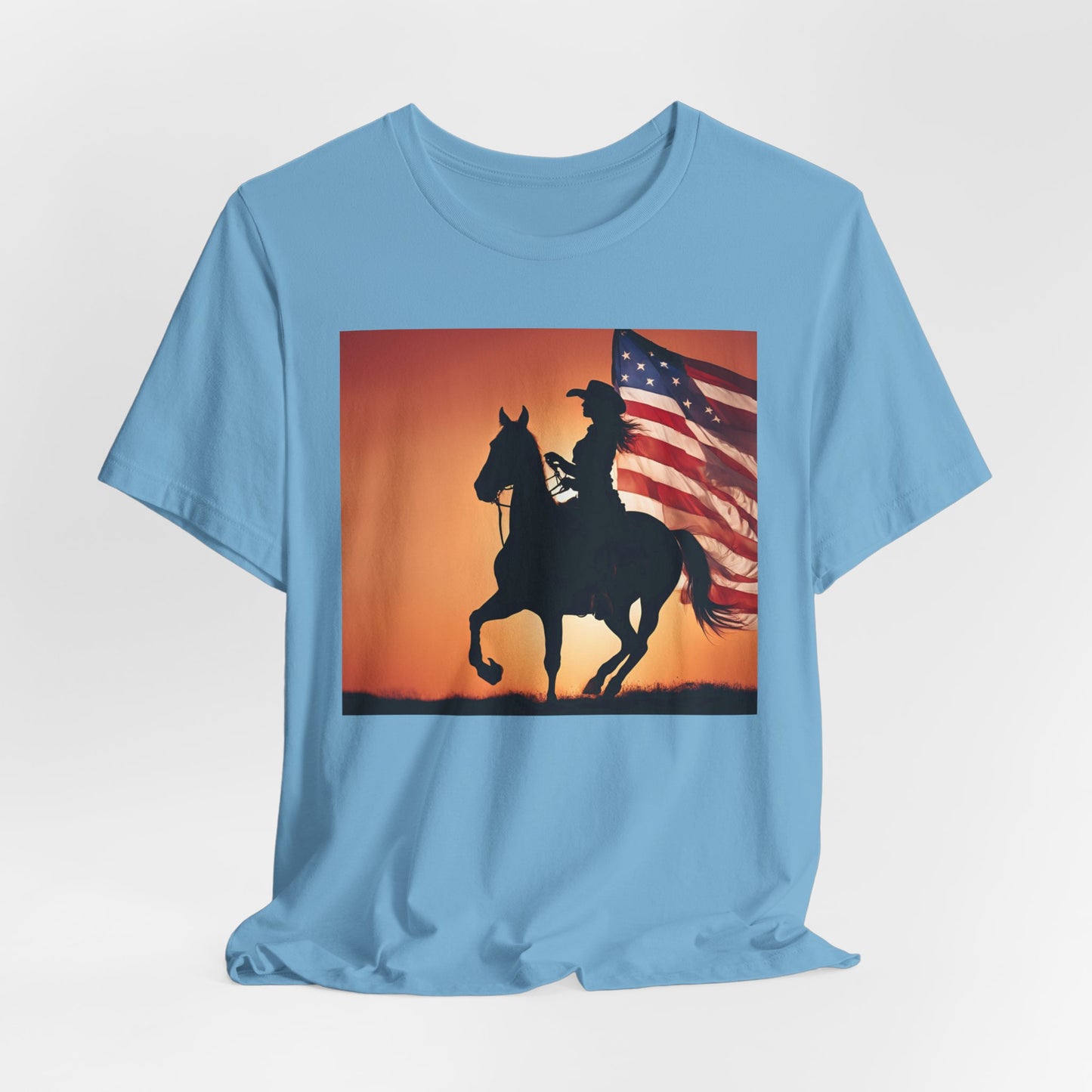 Patriotic Cowgirl Graphic Tee