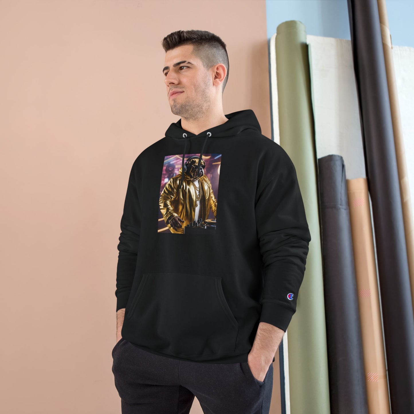 DJ Dawg - Festival - Super soft cotton Hoodie - Unique Pet Lover Sweatshirt, Perfect for Music Lovers & Casual Outfits