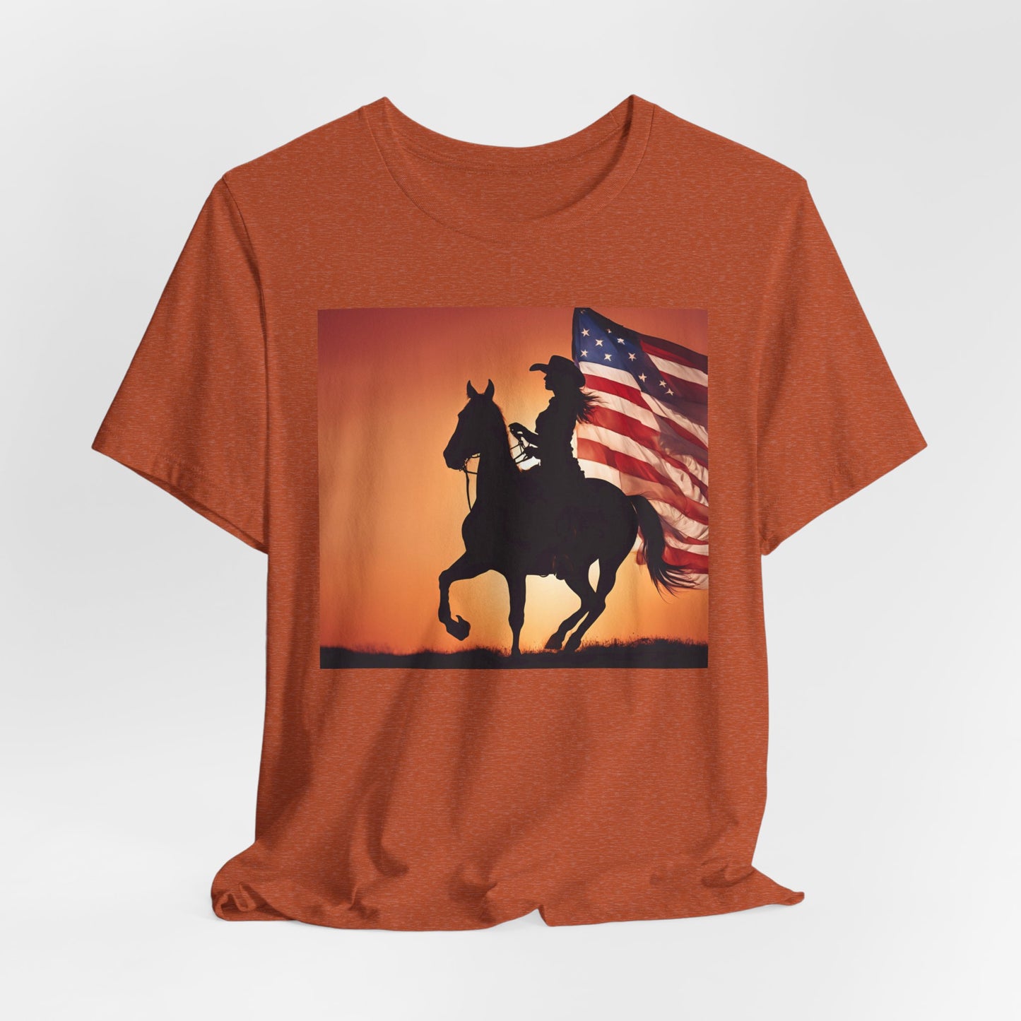 Patriotic Cowgirl Graphic Tee