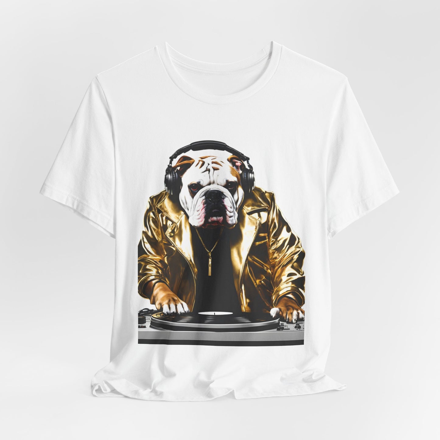 DJ Bulldog - Festival - Unisex Jersey Tee - Music Lover Graphic Shirt