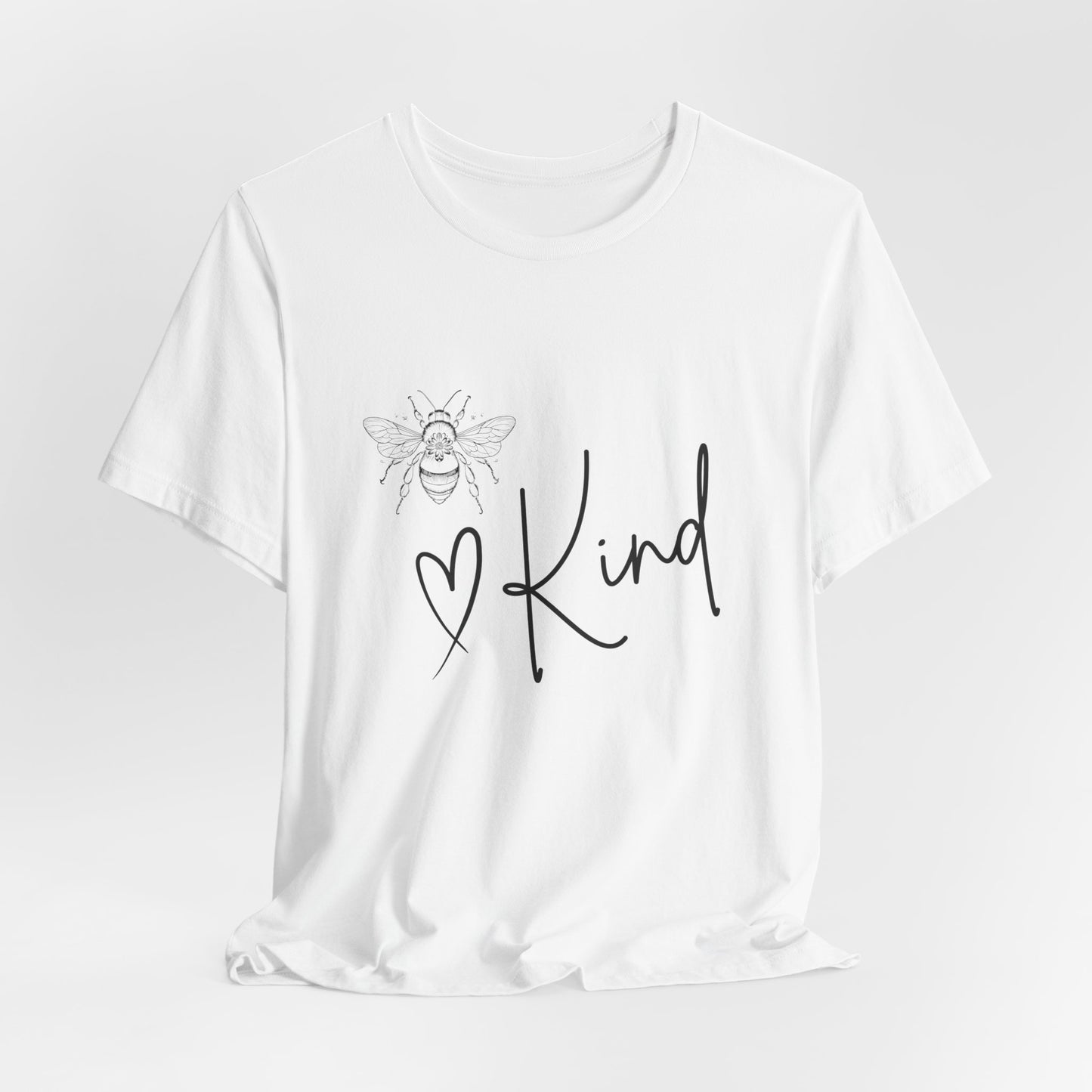 Bee Kind Unisex Jersey Short Sleeve Tee - Positive Vibes Shirt