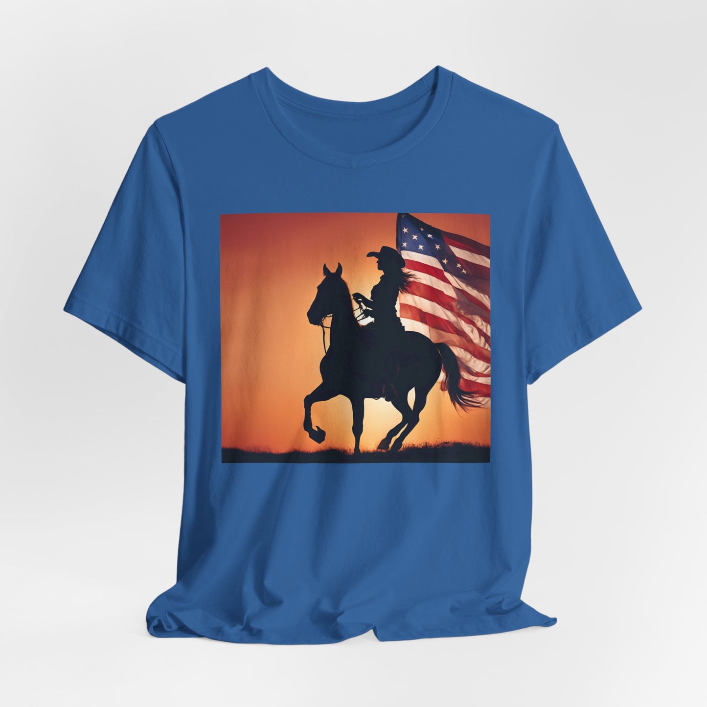 Patriotic Cowgirl Graphic Tee