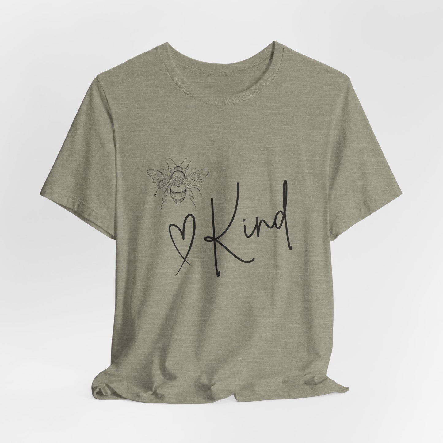 Bee Kind Unisex Jersey Short Sleeve Tee - Positive Vibes Shirt