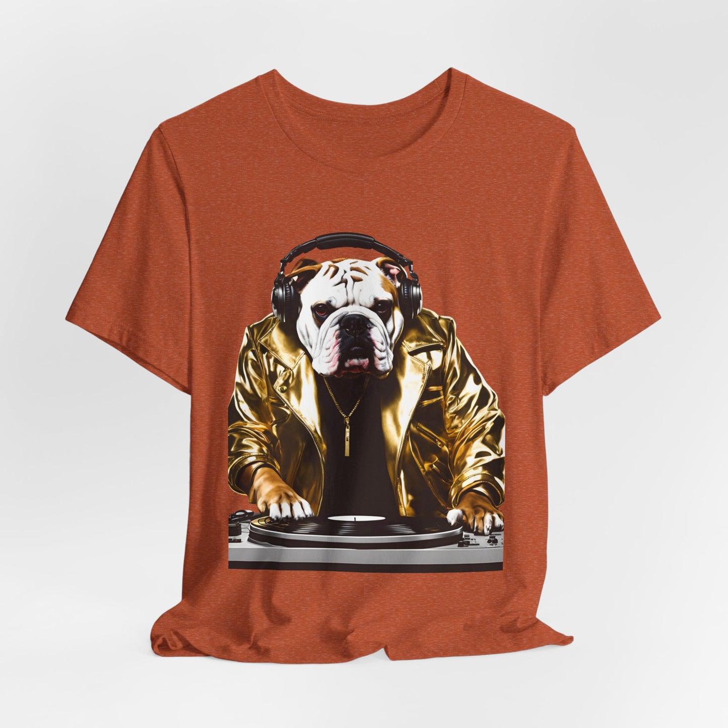DJ Bulldog - Festival - Unisex Jersey Tee - Music Lover Graphic Shirt