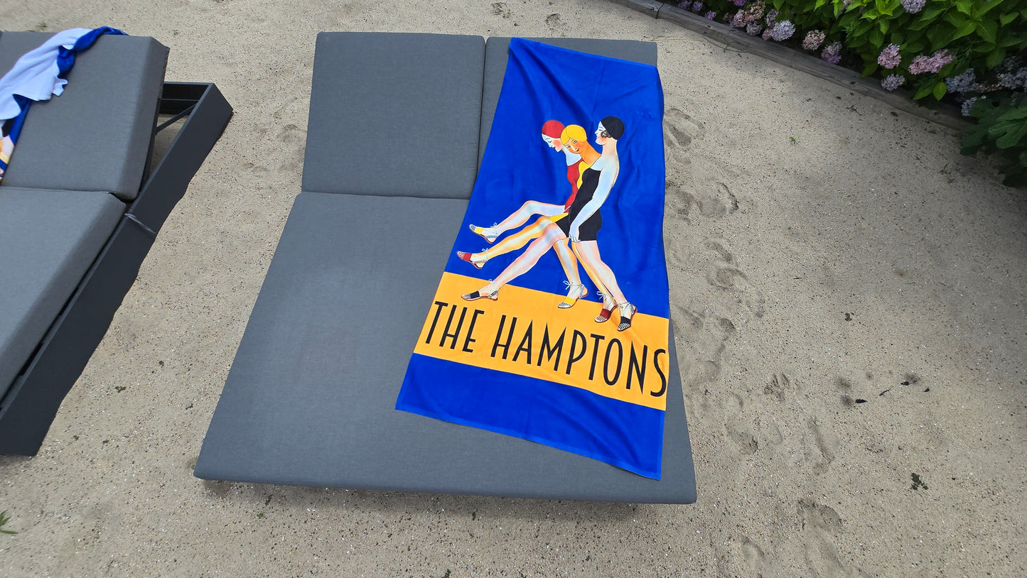 The Hamptons Lg Beach Towel - 35x70