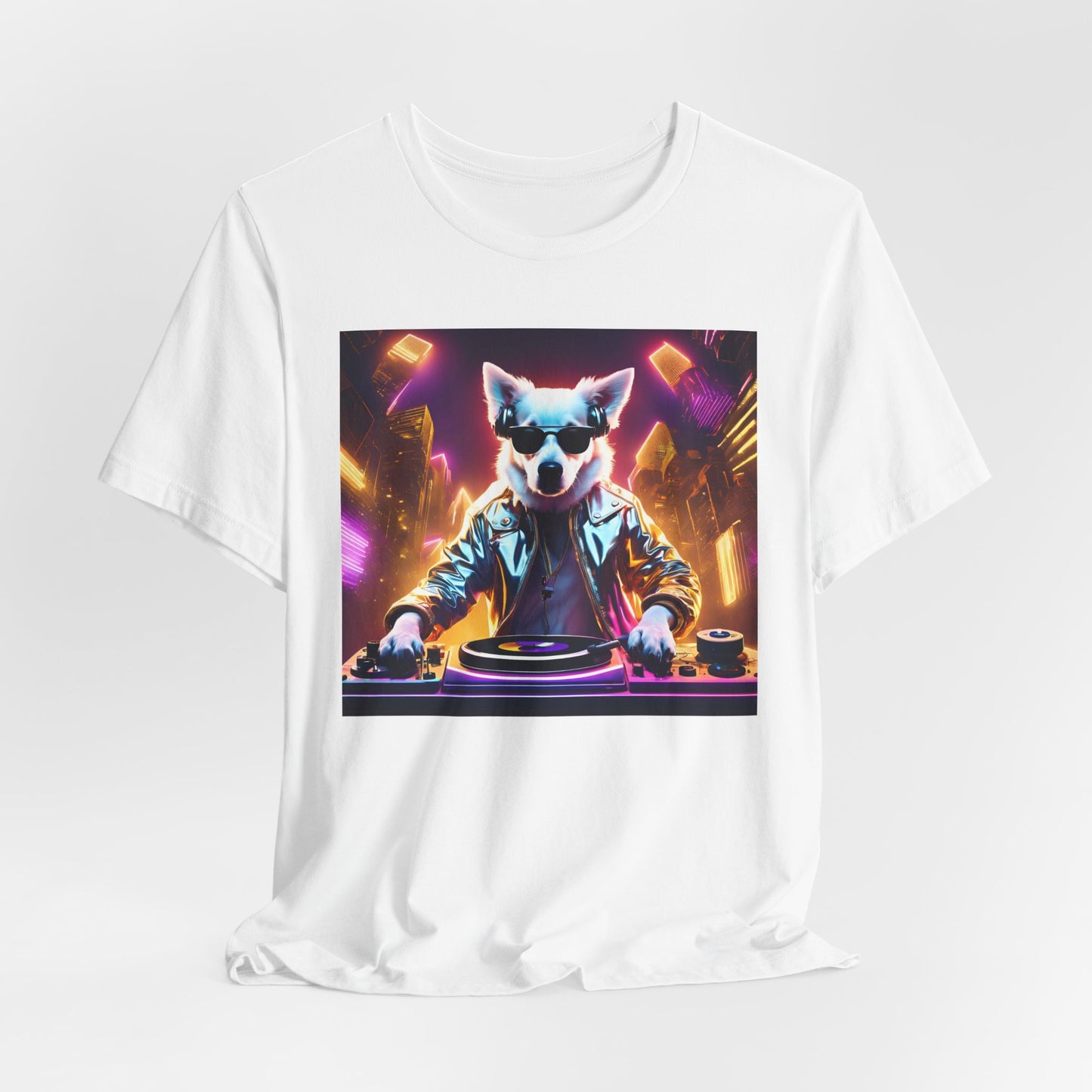 DJ Dawg - Festival - Unisex Short Sleeve Tee - Party Vibes Graphic T-Shirt