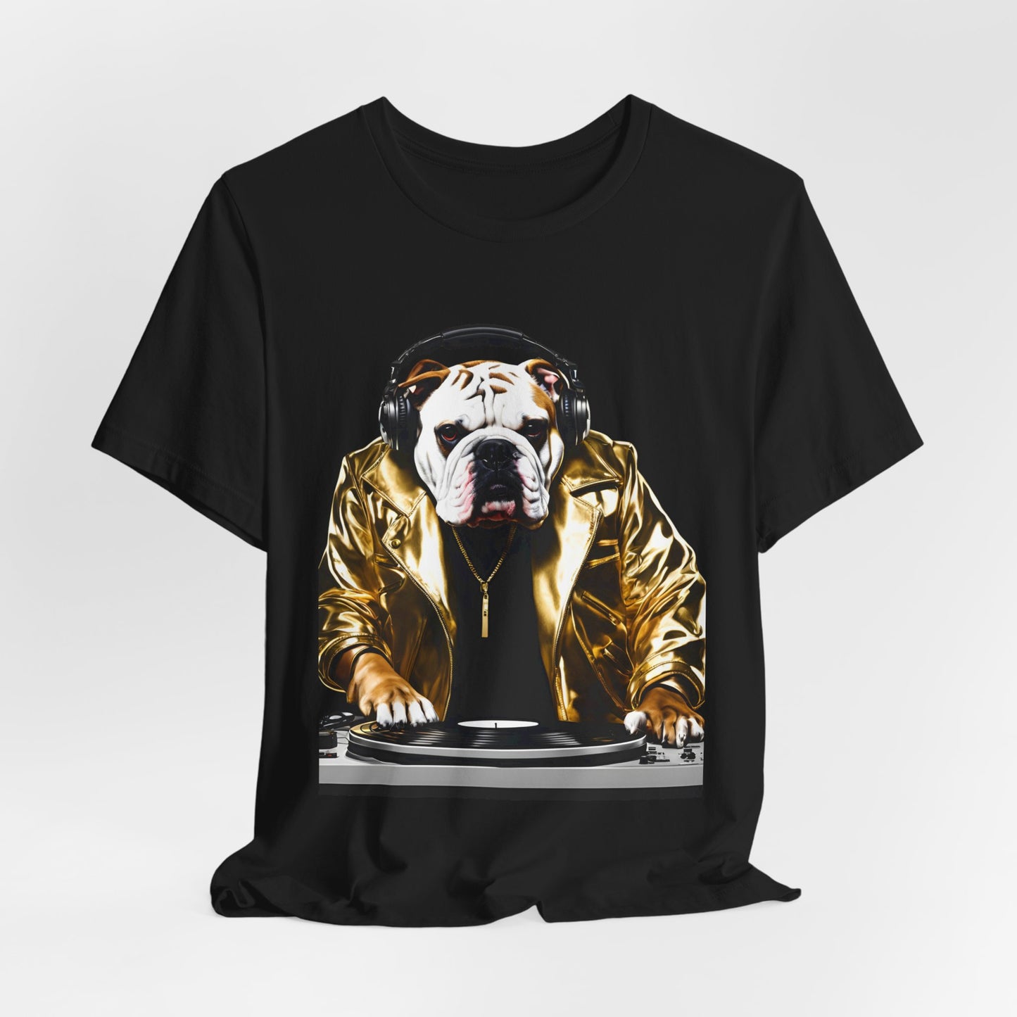 DJ Bulldog - Festival - Unisex Jersey Tee - Music Lover Graphic Shirt