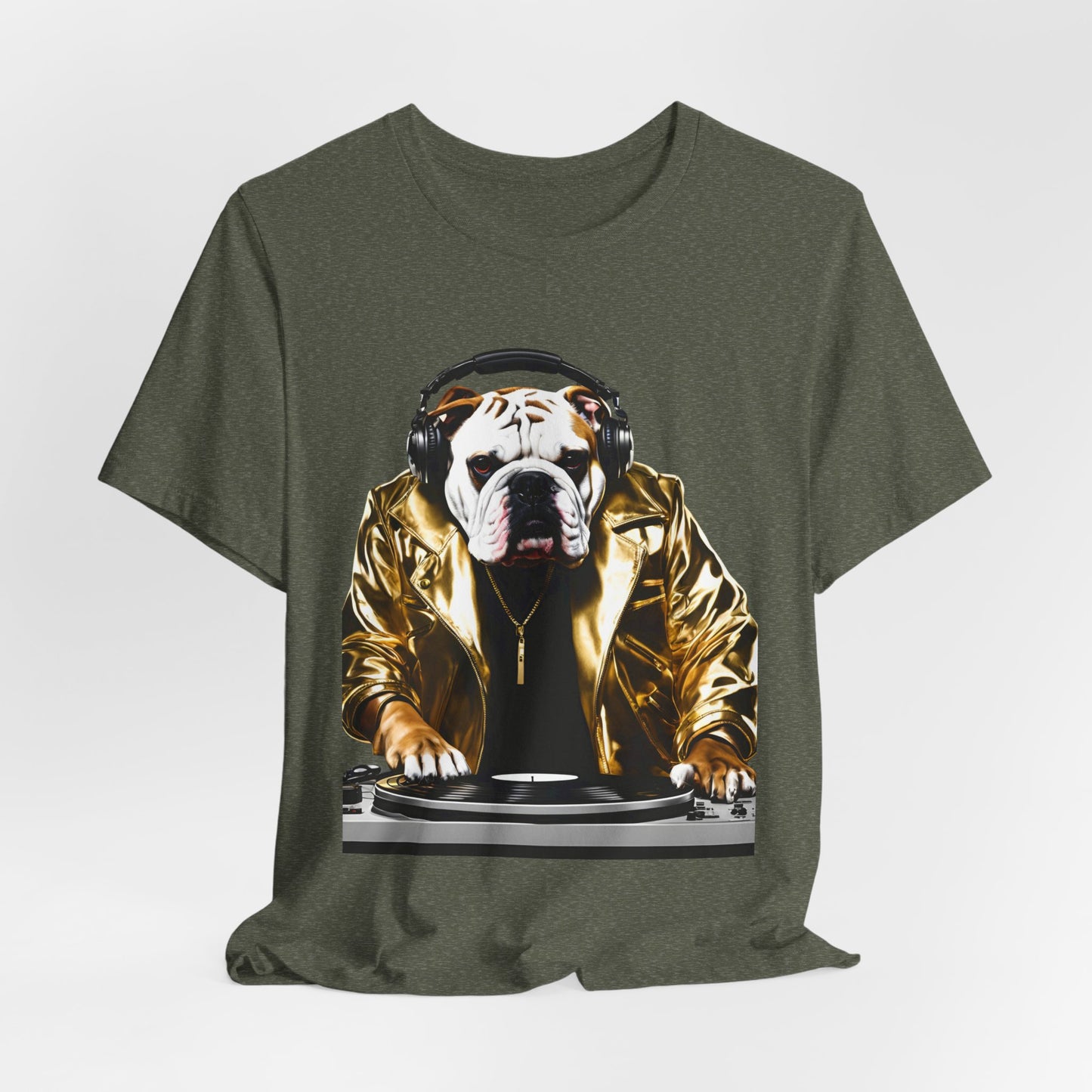 DJ Bulldog - Festival - Unisex Jersey Tee - Music Lover Graphic Shirt