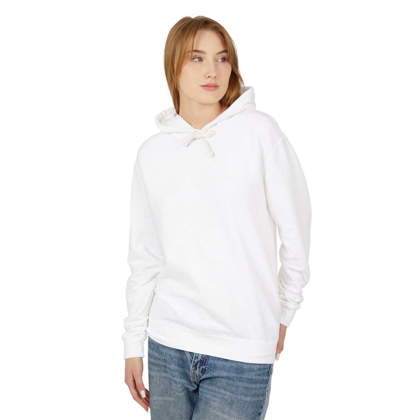 Angel Wings Floral Unisex Lightweight Hooded Sweatshirt