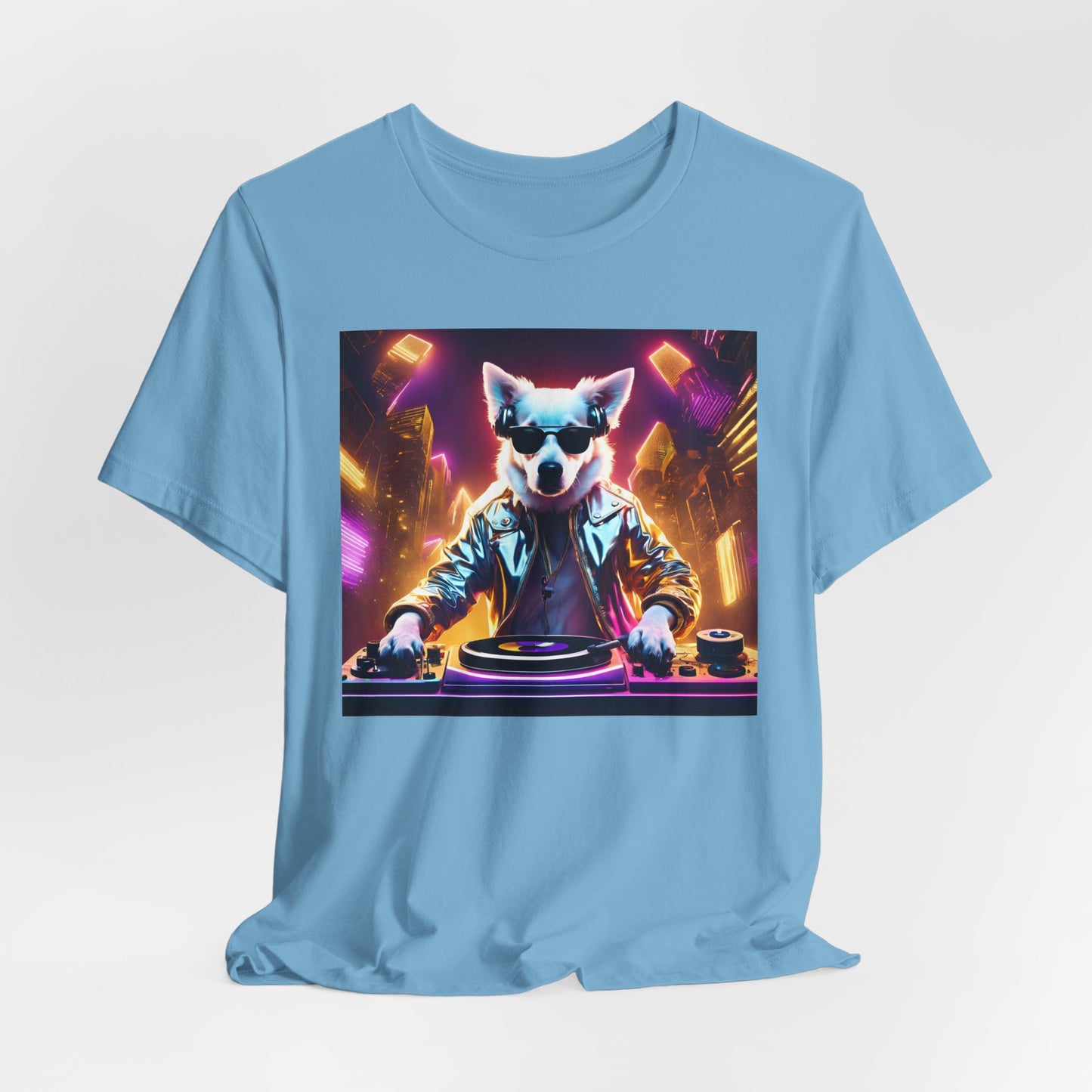 DJ Dawg - Festival - Unisex Short Sleeve Tee - Party Vibes Graphic T-Shirt