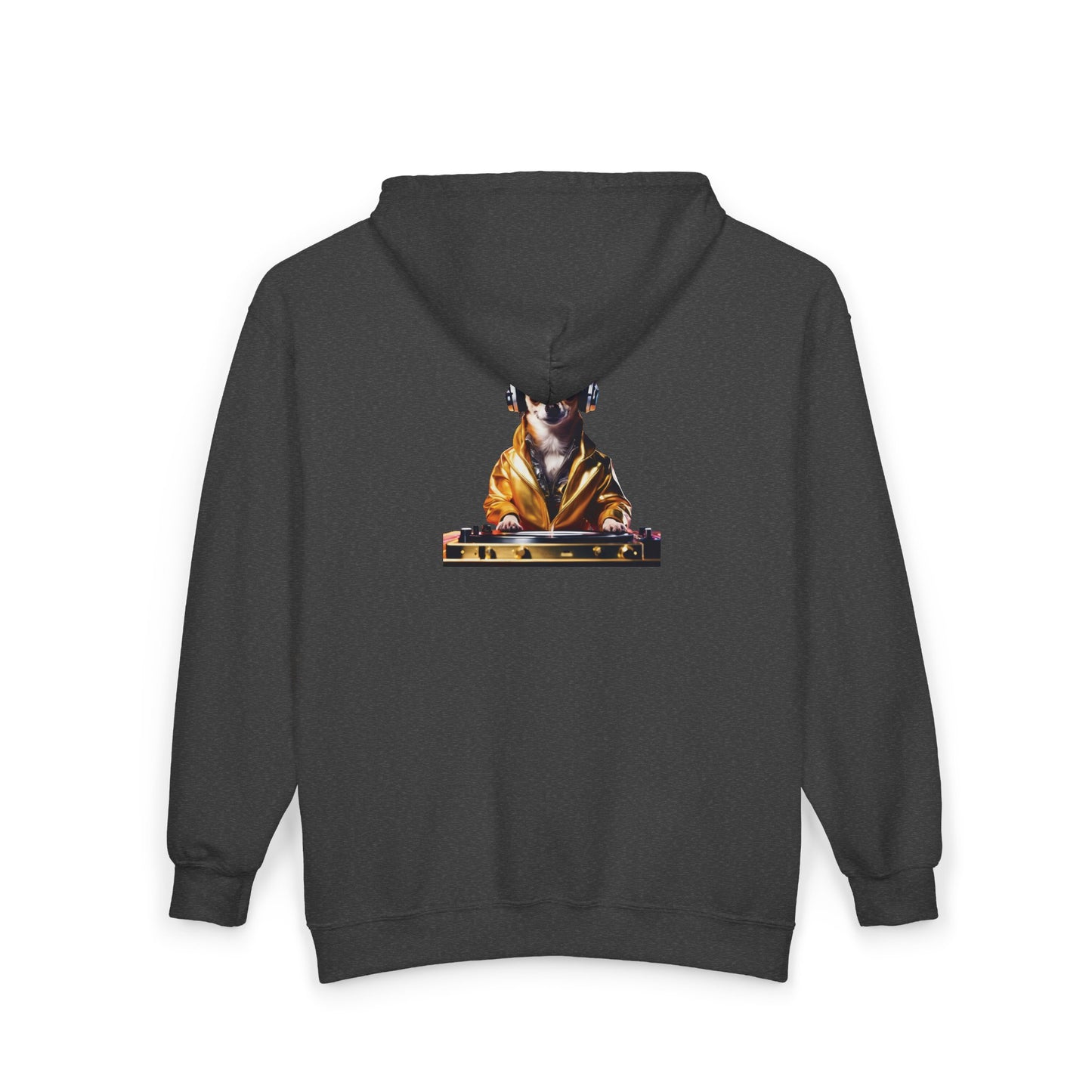 Chihuahua DJ Hoodie – DJ Dawg Streetwear for Music & Dog Lovers