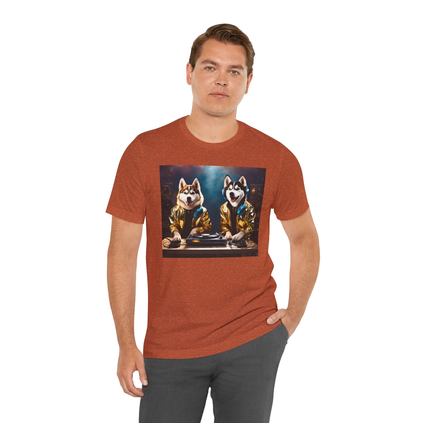 DJ Dawgs- Festival - Unisex Tee - Fun & Quirky Dog Lovers Shirt