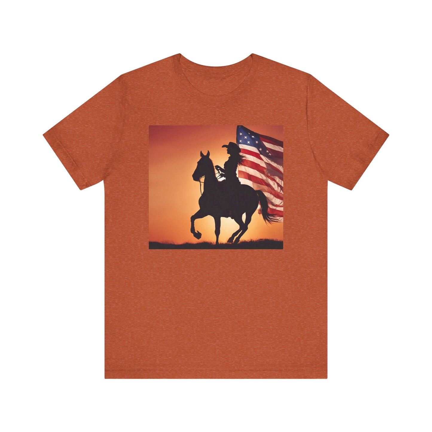 Patriotic Cowgirl Graphic Tee