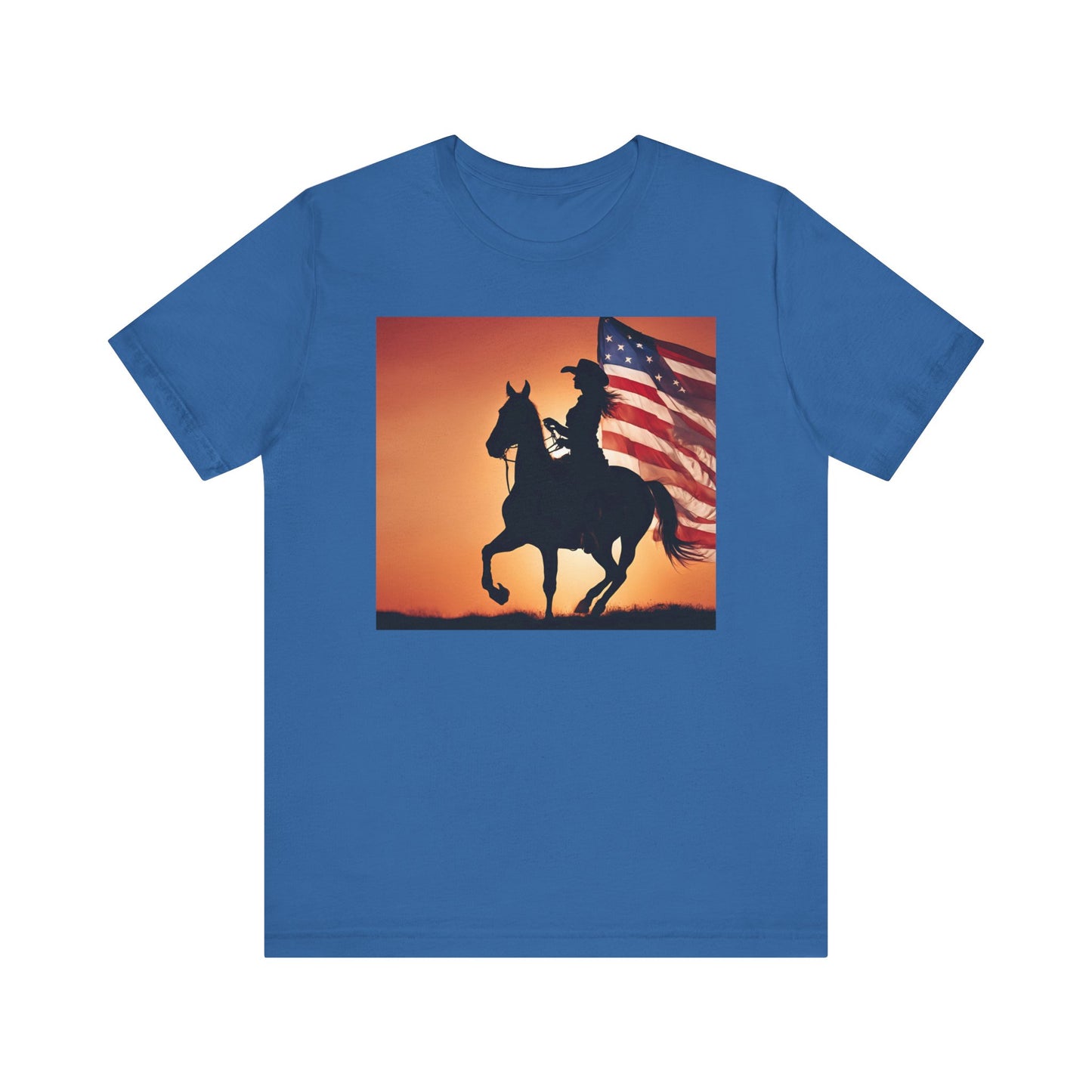 Patriotic Cowgirl Graphic Tee