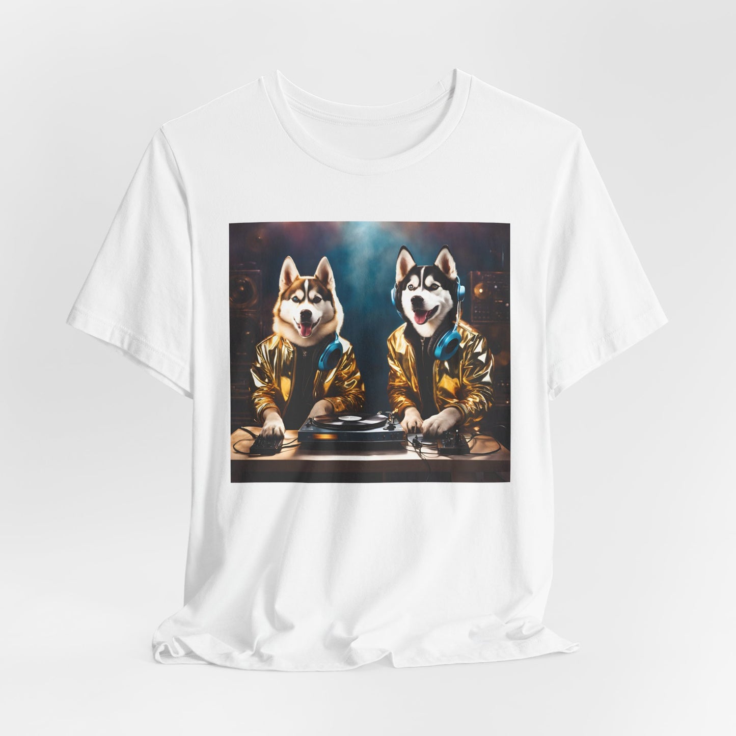 DJ Dawgs- Festival - Unisex Tee - Fun & Quirky Dog Lovers Shirt