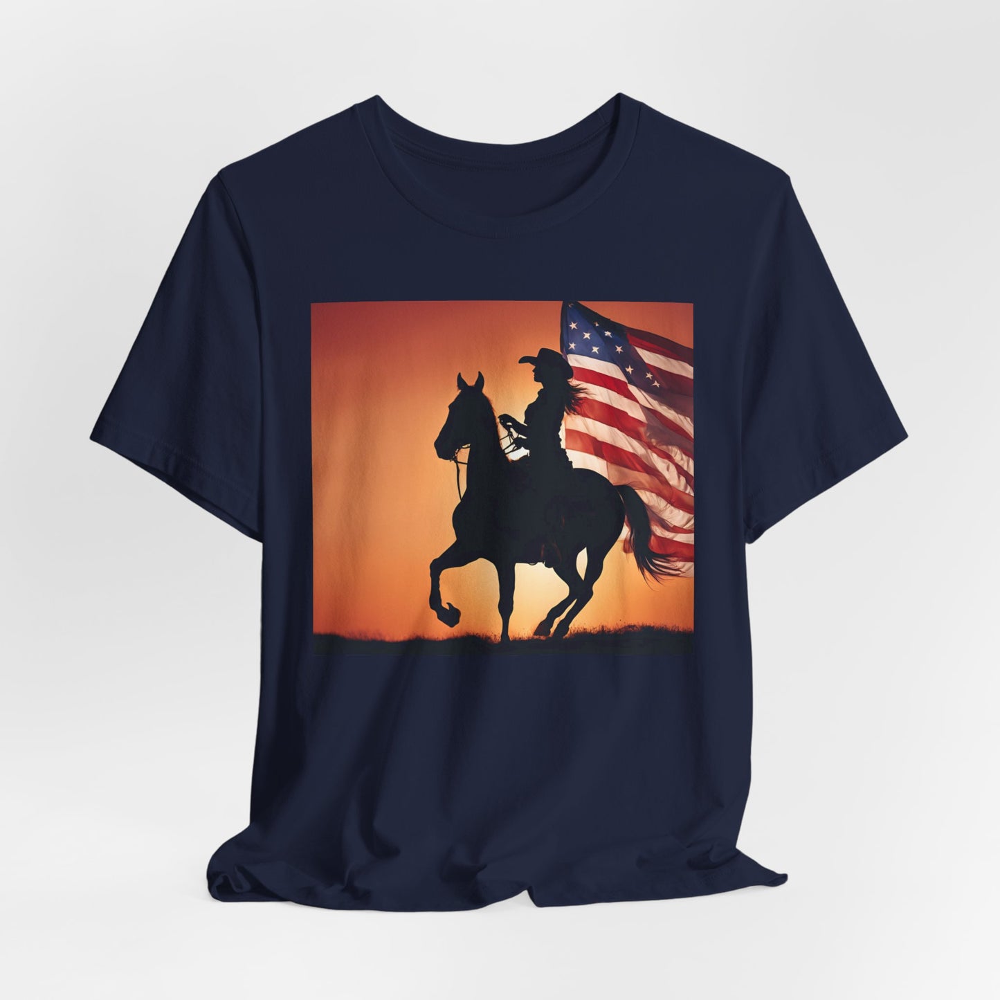 Patriotic Cowgirl Graphic Tee