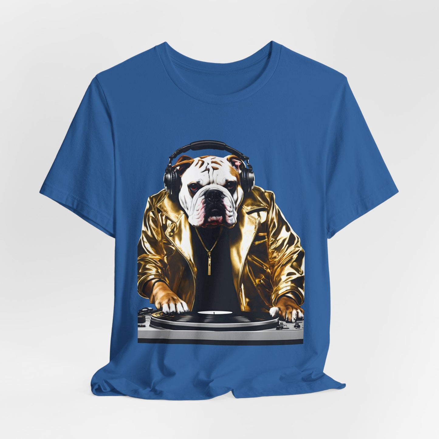 DJ Bulldog - Festival - Unisex Jersey Tee - Music Lover Graphic Shirt