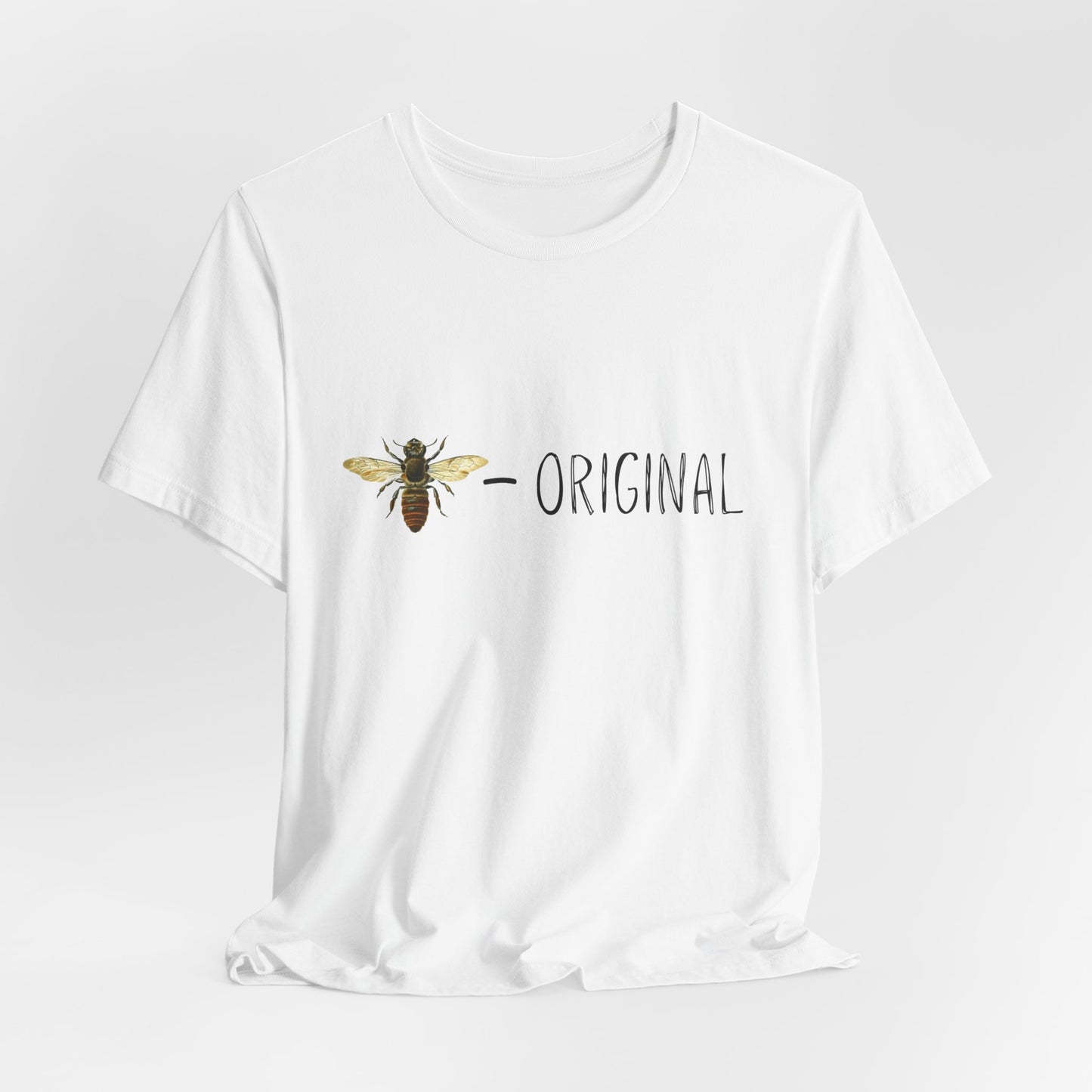 Bee Original Design Unisex Jersey Tee - Nature Inspired Graphic T-Shirt