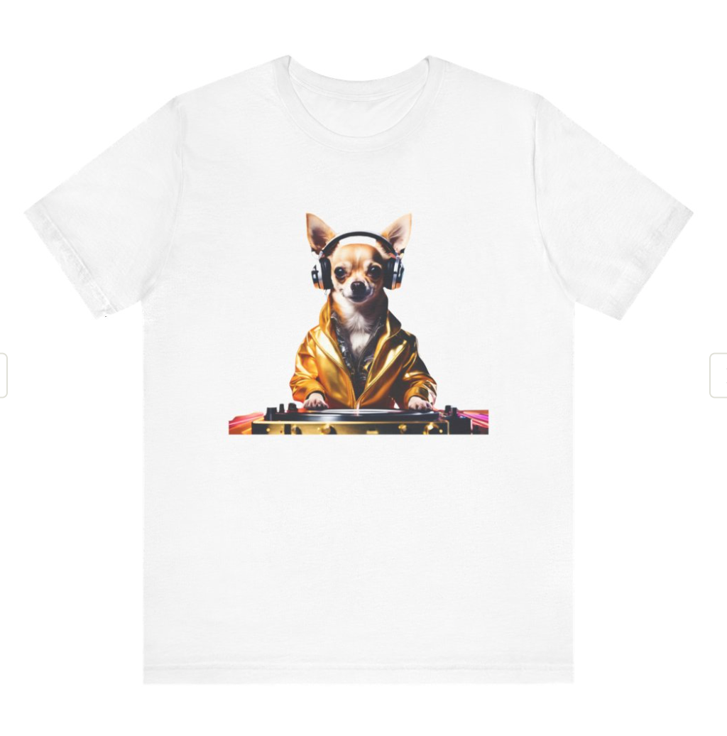 Cool DJ Dawg - Festival - Unisex Tee - Fun Pet Lover Shirt