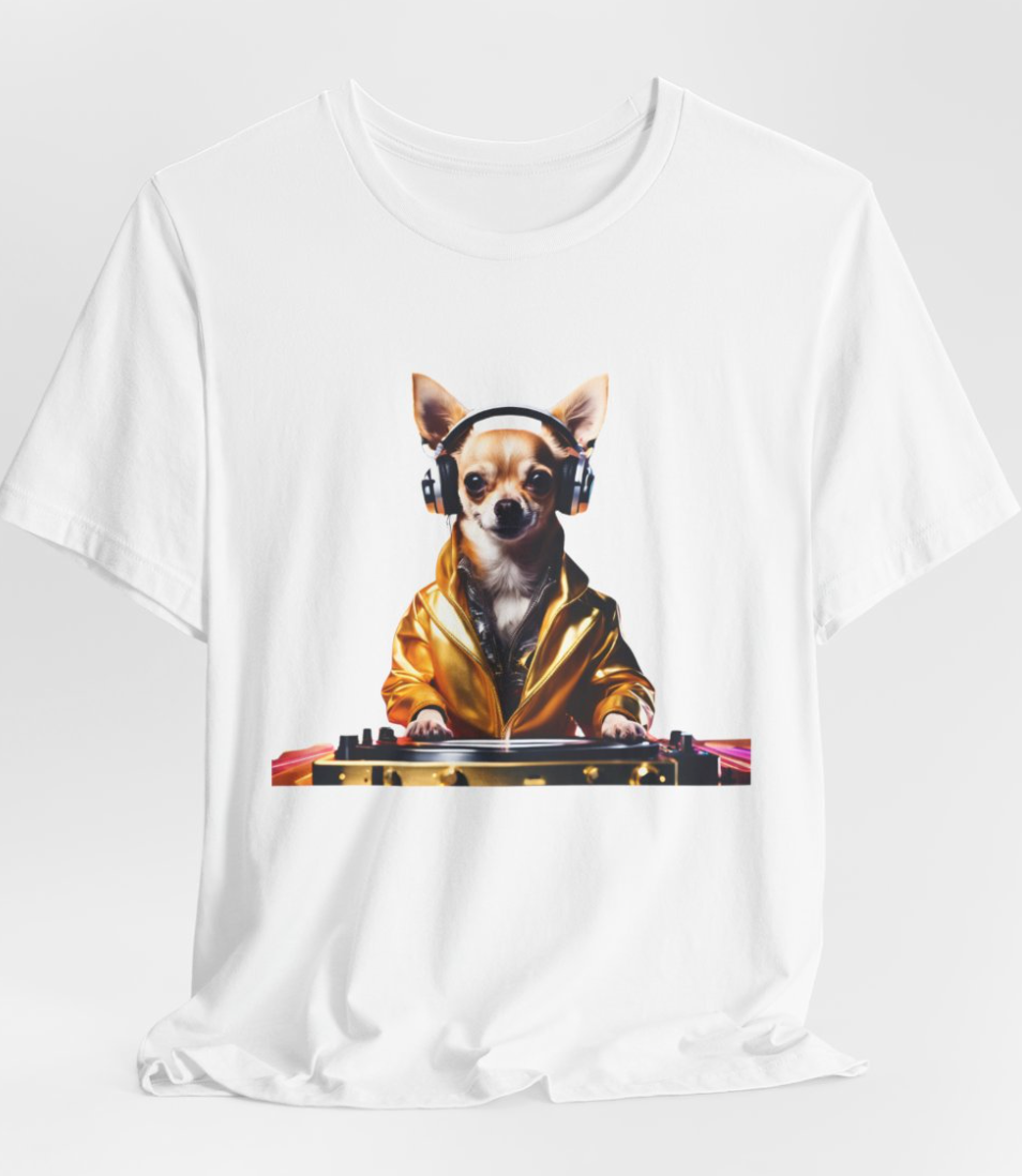 Cool DJ Dawg - Festival - Unisex Tee - Fun Pet Lover Shirt
