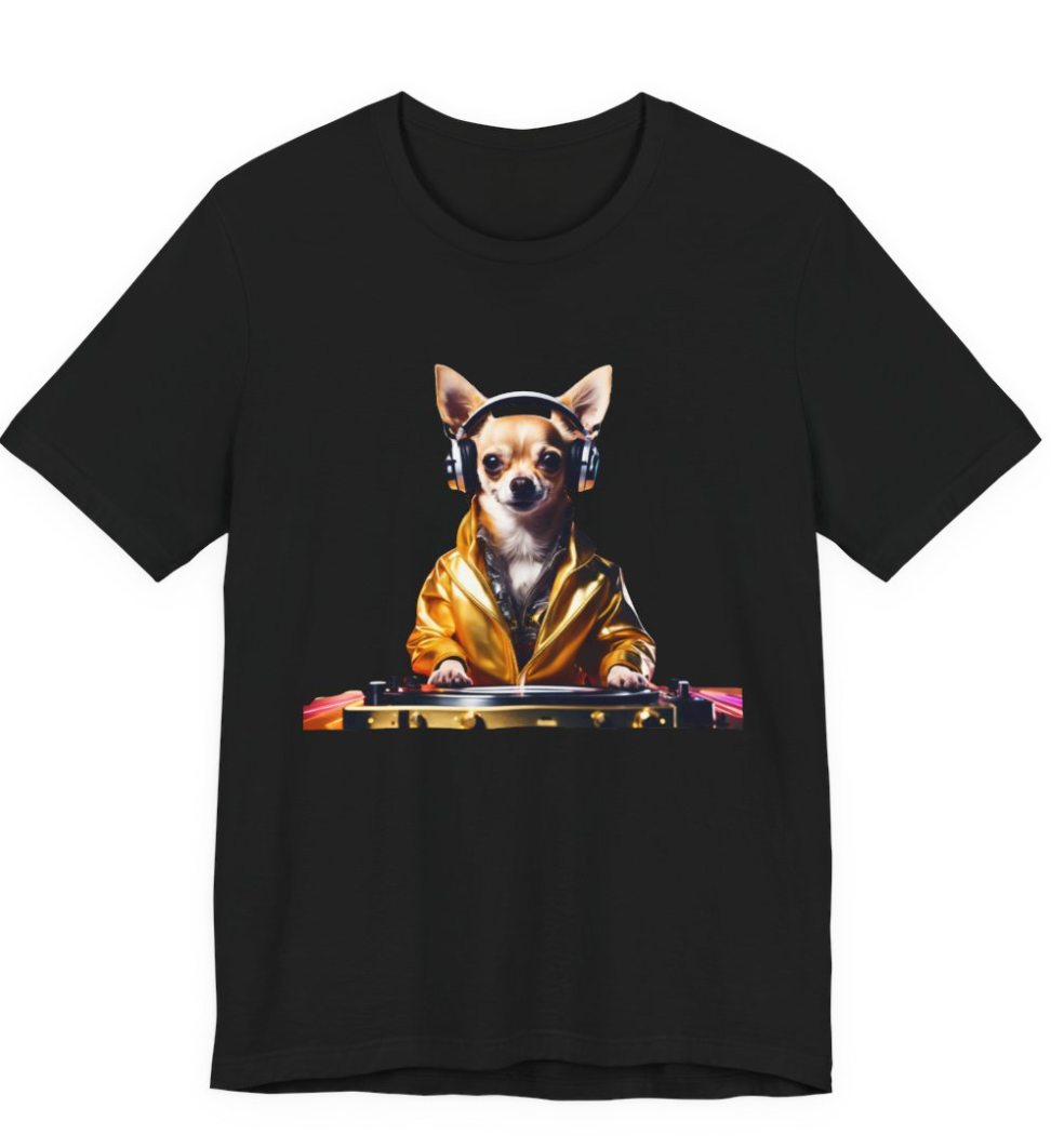 Cool DJ Dawg - Festival - Unisex Tee - Fun Pet Lover Shirt