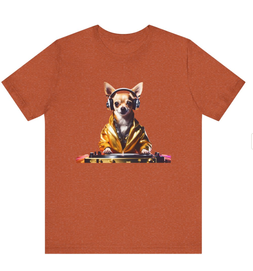 Cool DJ Dawg - Festival - Unisex Tee - Fun Pet Lover Shirt