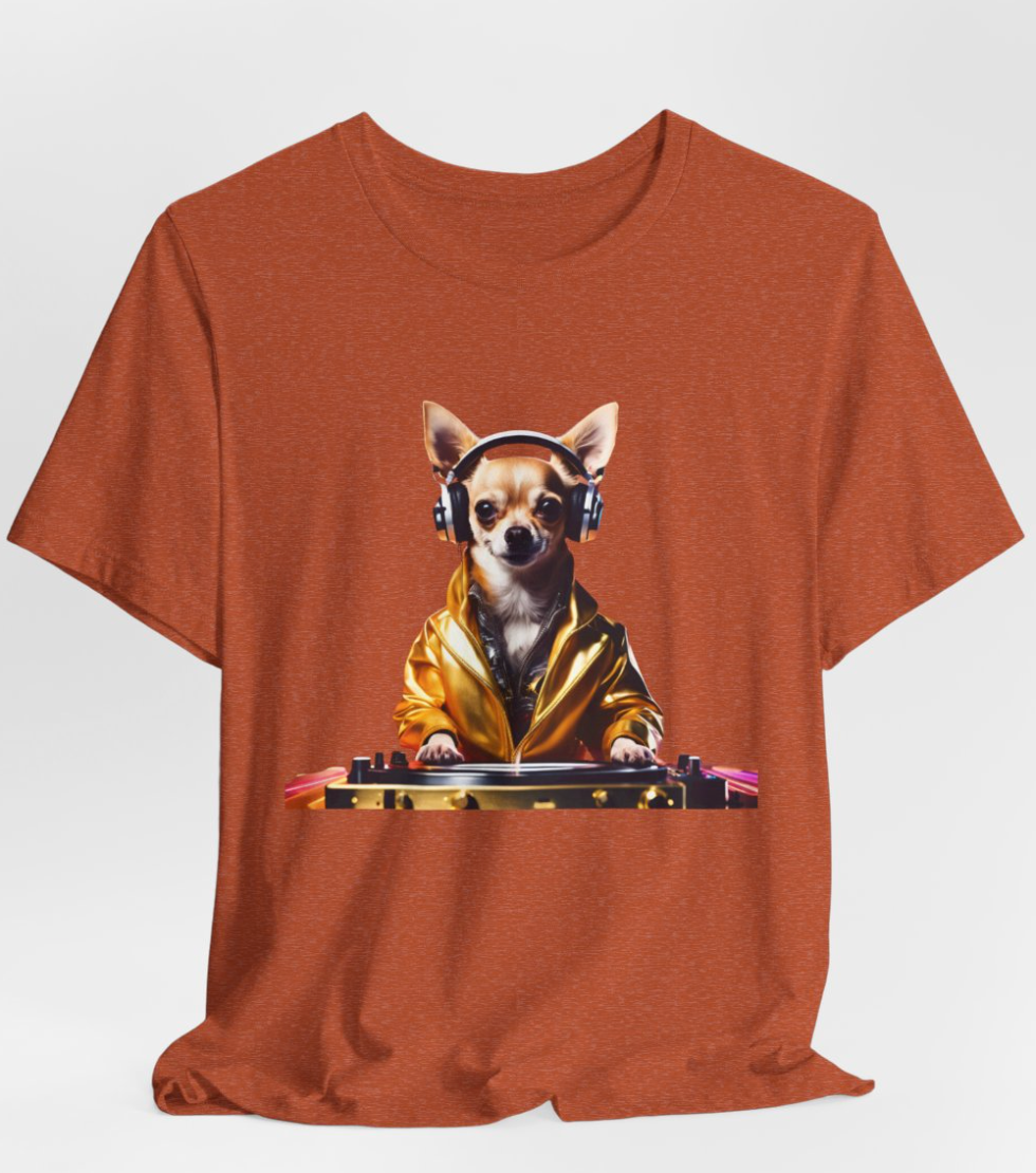 Cool DJ Dawg - Festival - Unisex Tee - Fun Pet Lover Shirt