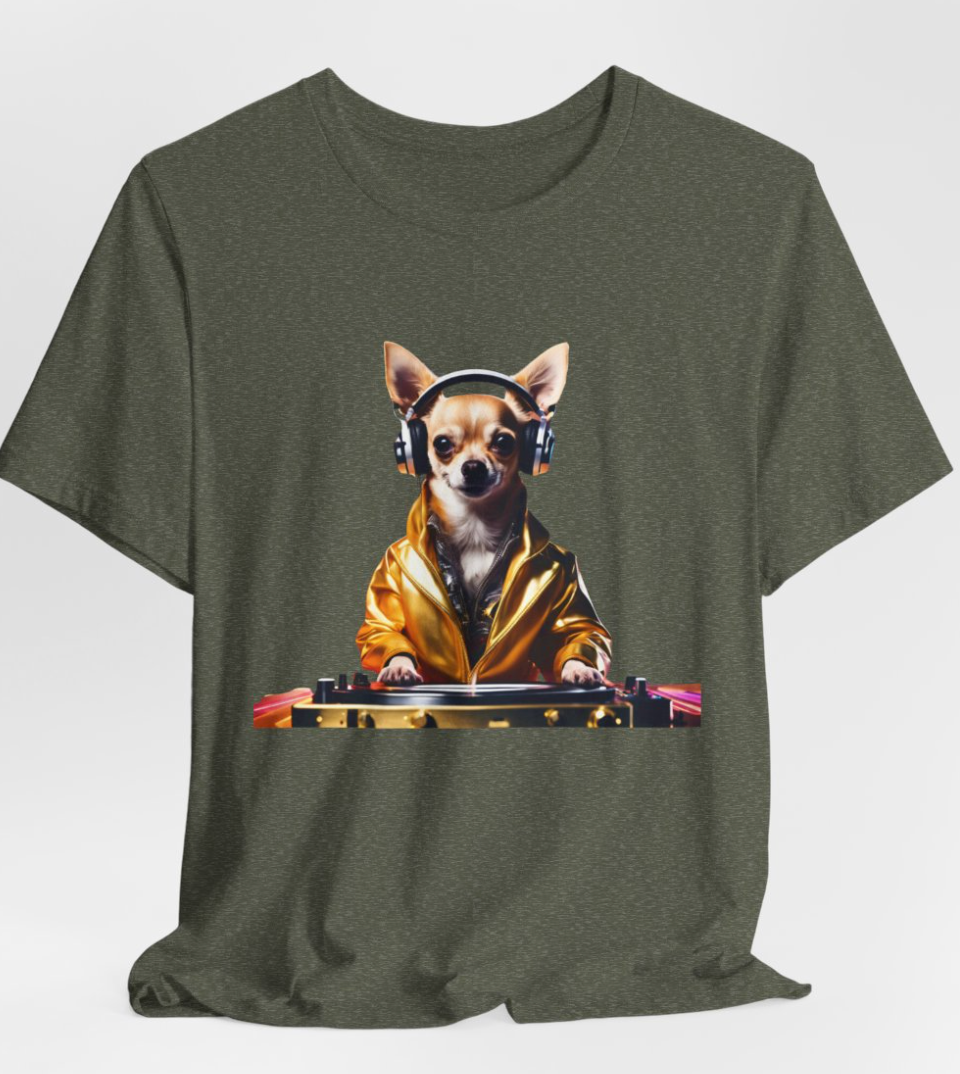 Cool DJ Dawg - Festival - Unisex Tee - Fun Pet Lover Shirt