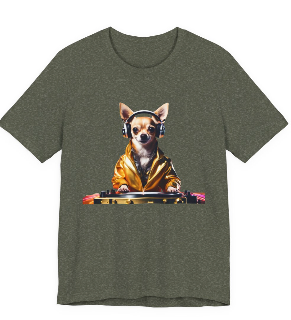 Cool DJ Dawg - Festival - Unisex Tee - Fun Pet Lover Shirt
