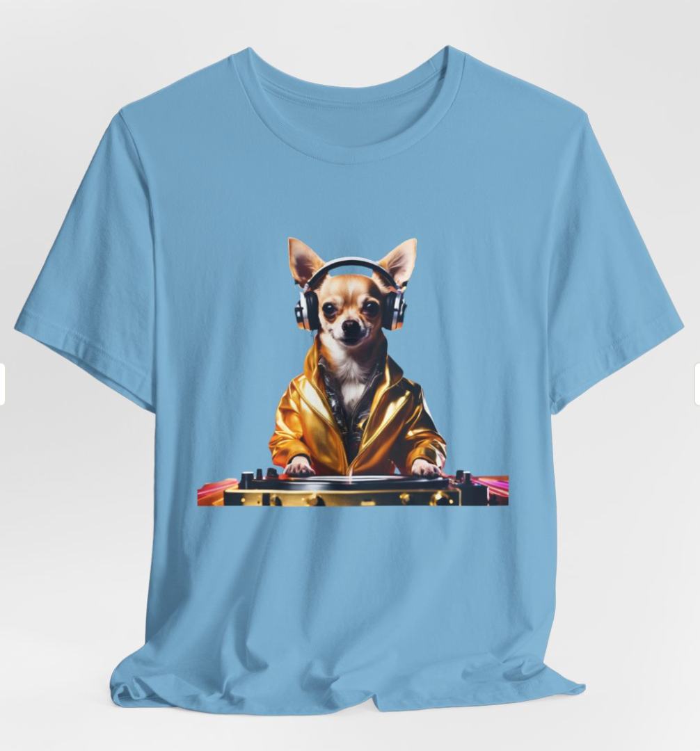 Cool DJ Dawg - Festival - Unisex Tee - Fun Pet Lover Shirt