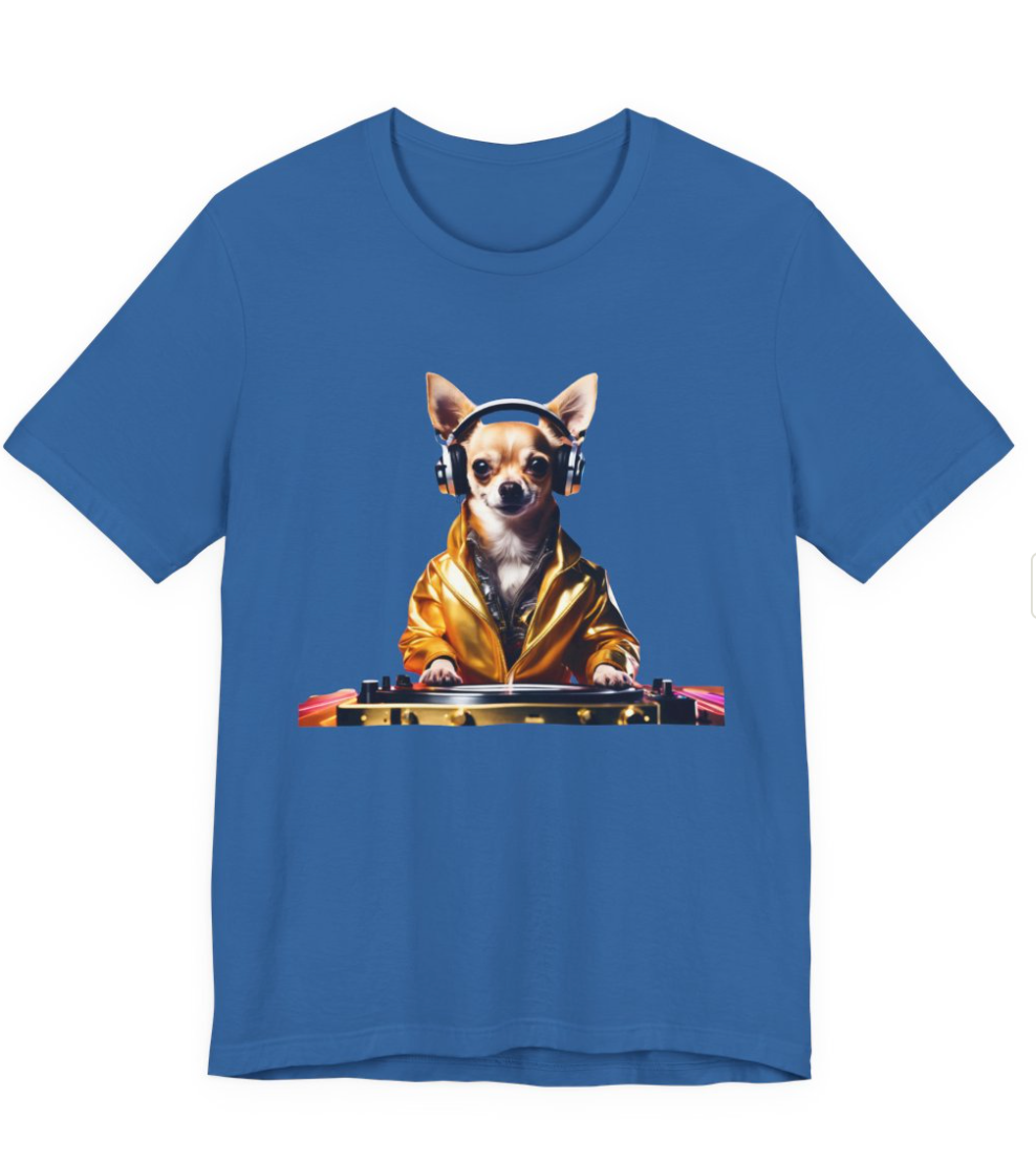 Cool DJ Dawg - Festival - Unisex Tee - Fun Pet Lover Shirt
