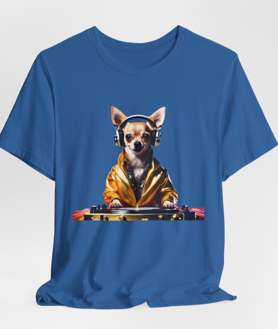 Cool DJ Dawg - Festival - Unisex Tee - Fun Pet Lover Shirt