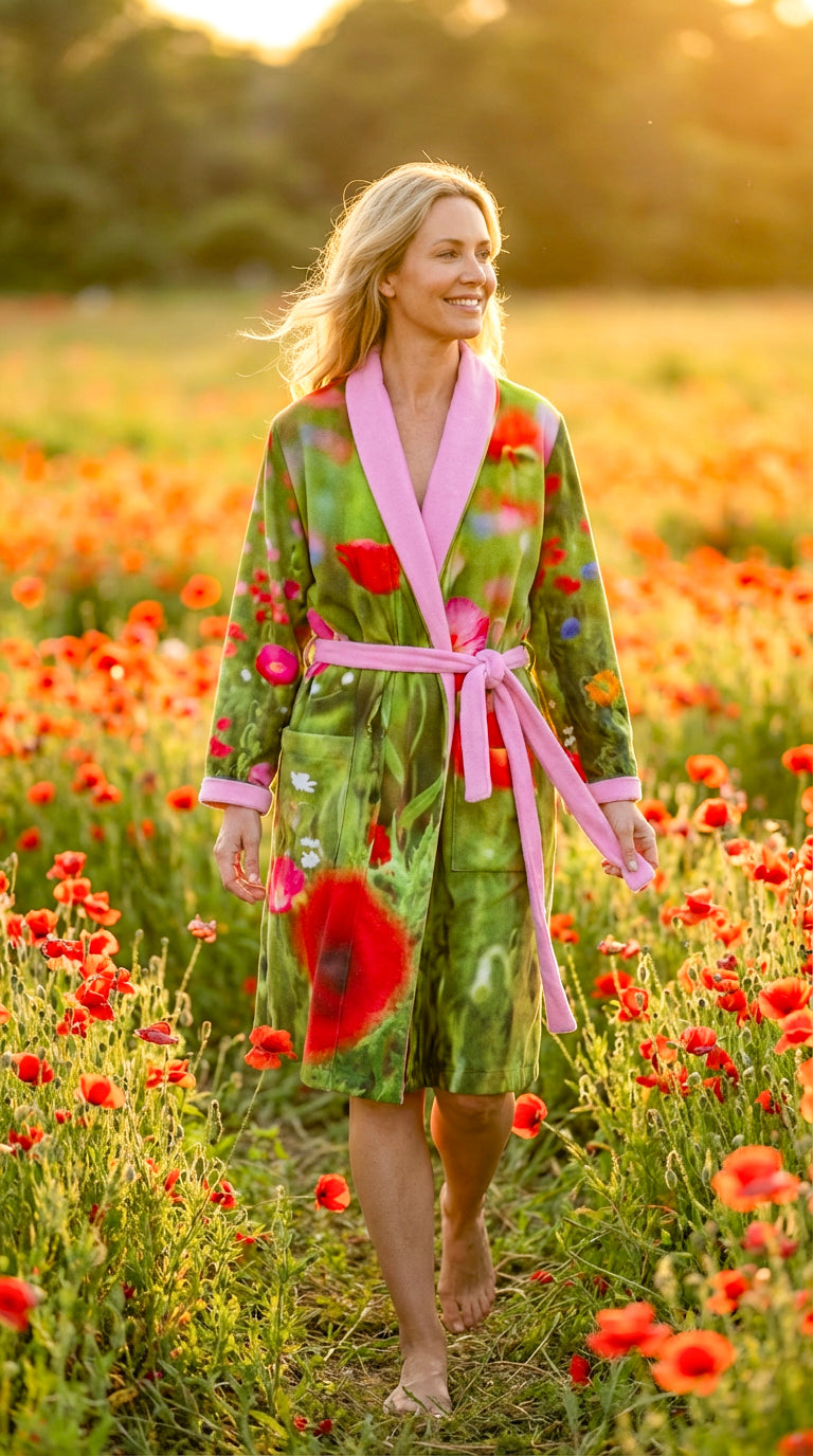 Poppies Robe