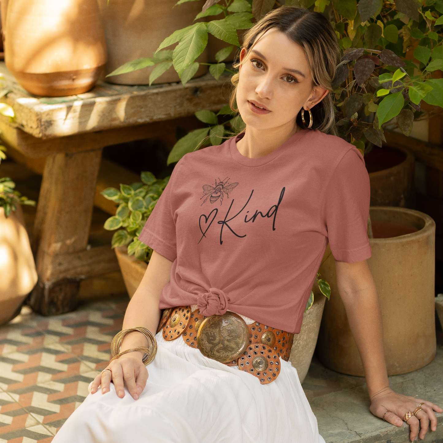 Bee Kind Unisex Jersey Short Sleeve Tee - Positive Vibes Shirt