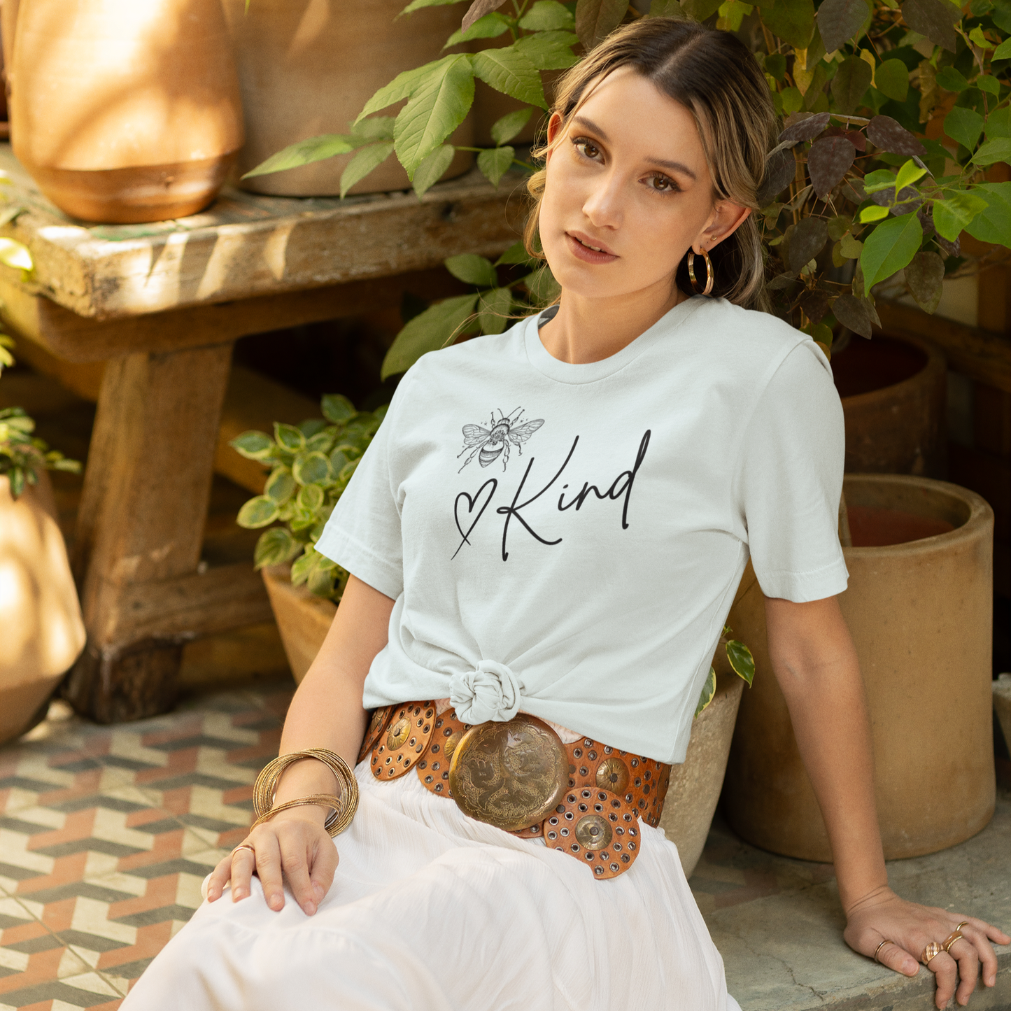 Bee Kind Unisex Jersey Short Sleeve Tee - Positive Vibes Shirt