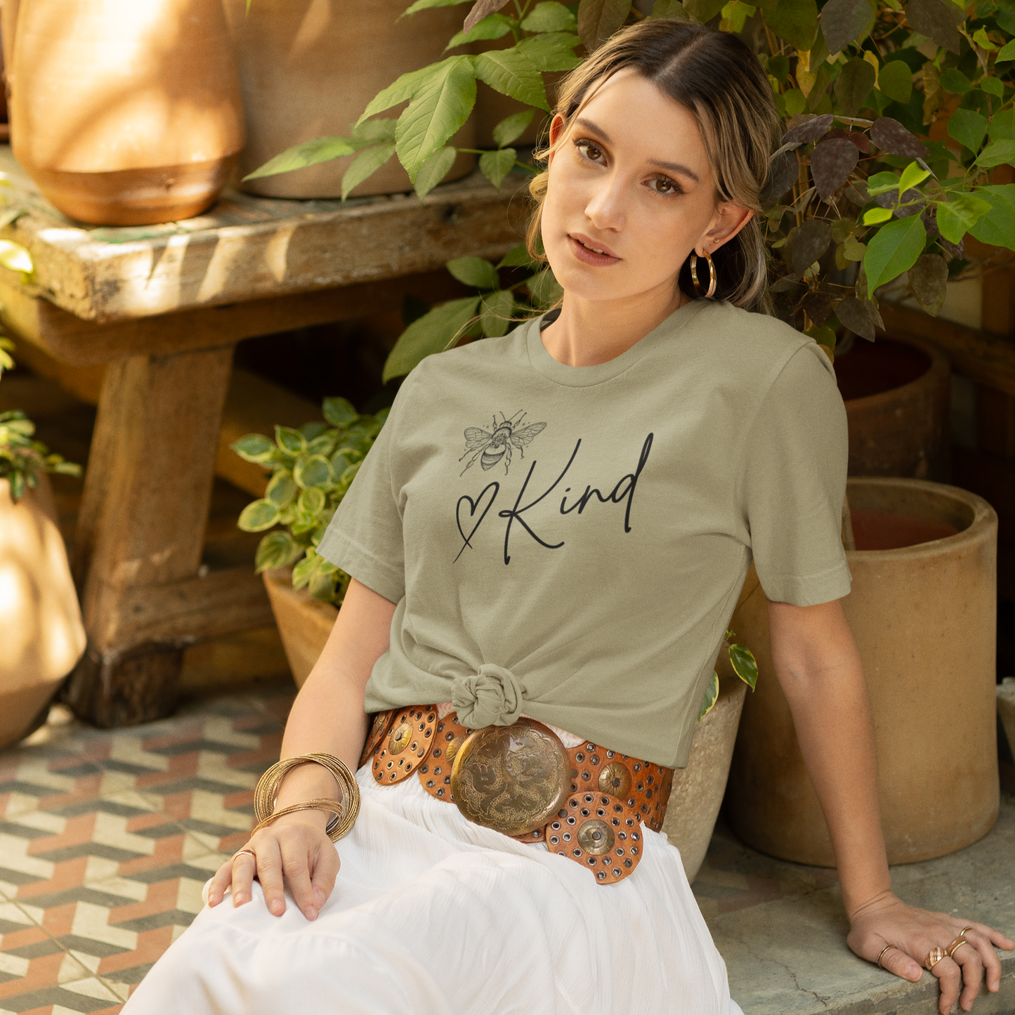 Bee Kind Unisex Jersey Short Sleeve Tee - Positive Vibes Shirt