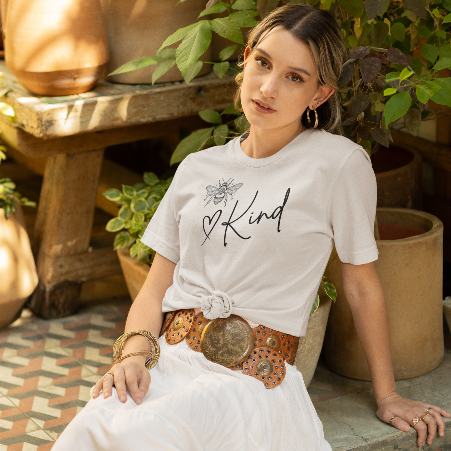 Bee Kind Unisex Jersey Short Sleeve Tee - Positive Vibes Shirt