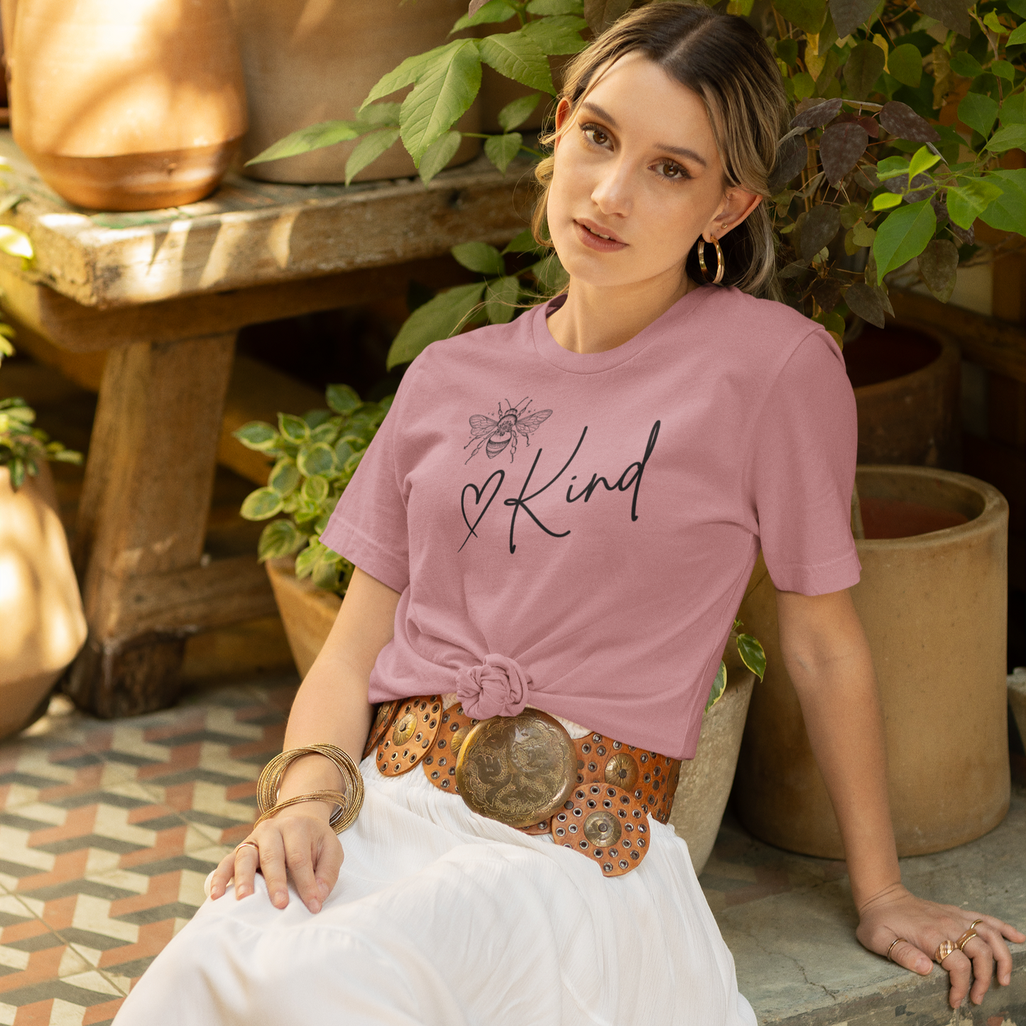 Bee Kind Unisex Jersey Short Sleeve Tee - Positive Vibes Shirt