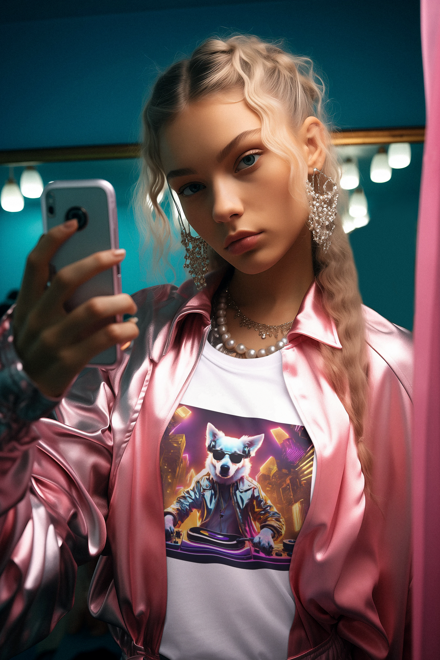 DJ Dawg - Festival - Unisex Short Sleeve Tee - Party Vibes Graphic T-Shirt