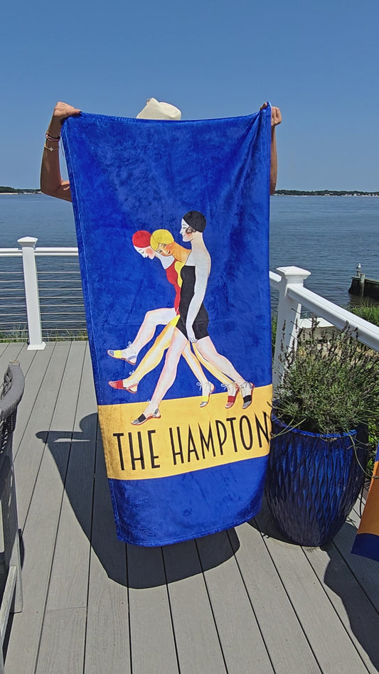 The Hamptons Lg Beach Towel - 35x70