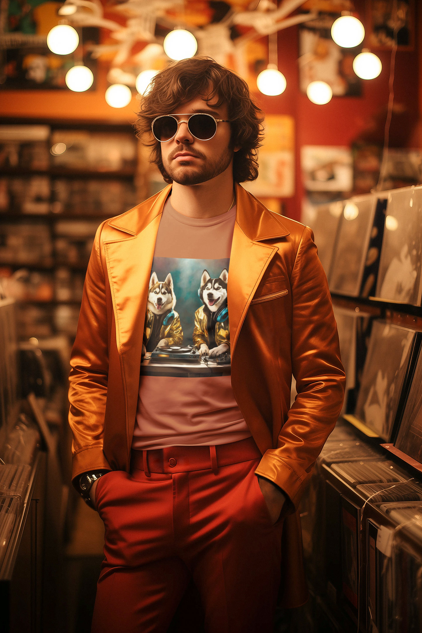 DJ Dawgs- Festival - Unisex Tee - Fun & Quirky Dog Lovers Shirt