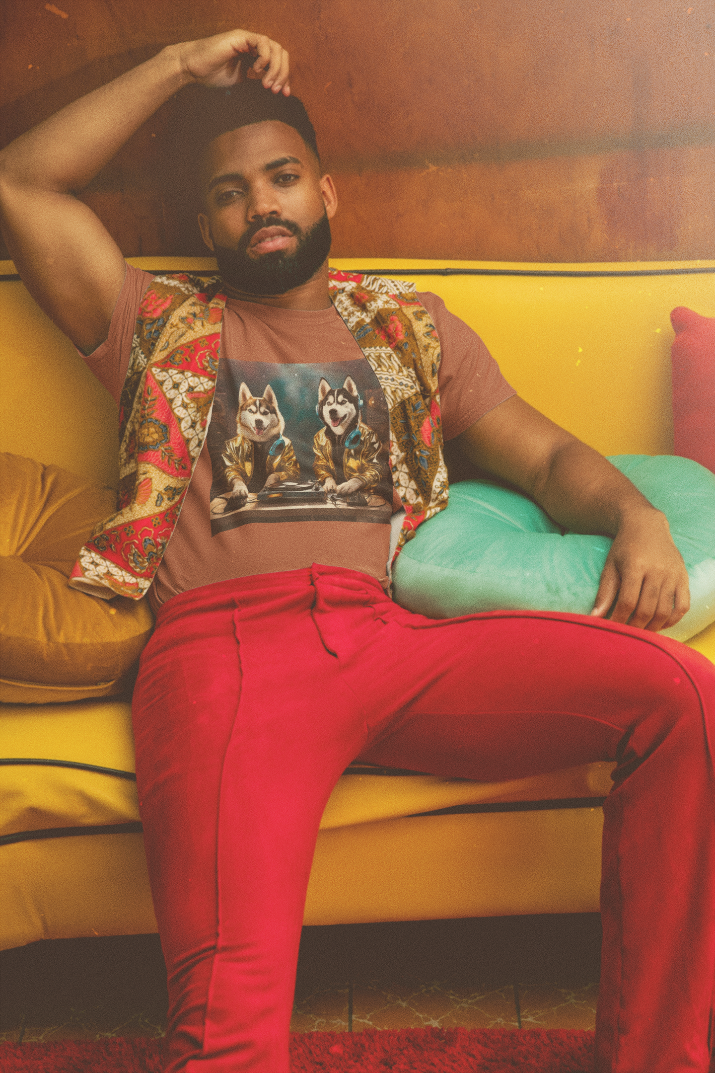 DJ Dawgs- Festival - Unisex Tee - Fun & Quirky Dog Lovers Shirt