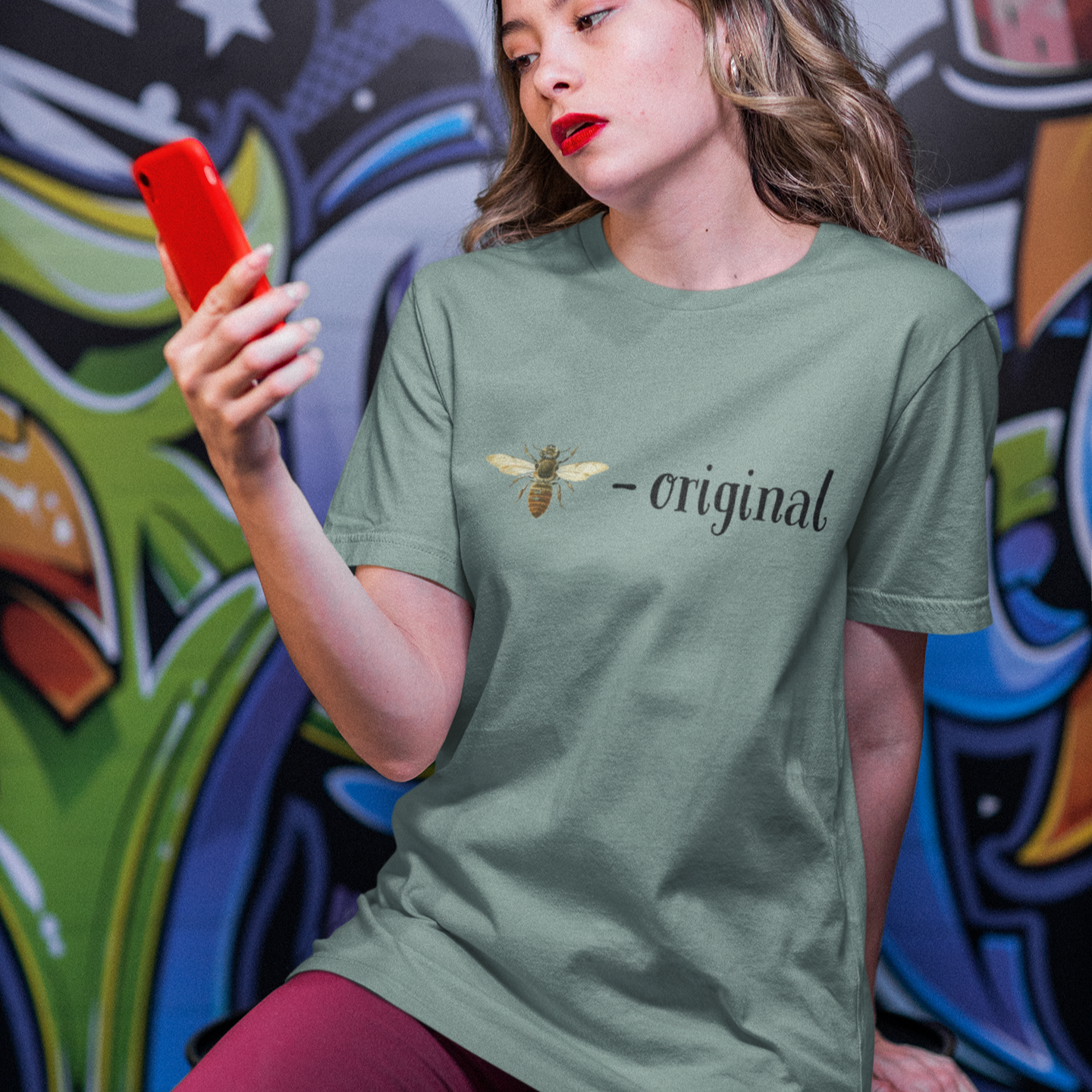 Bee Inspired Original Unisex Jersey Tee - Nature Lover Shirt